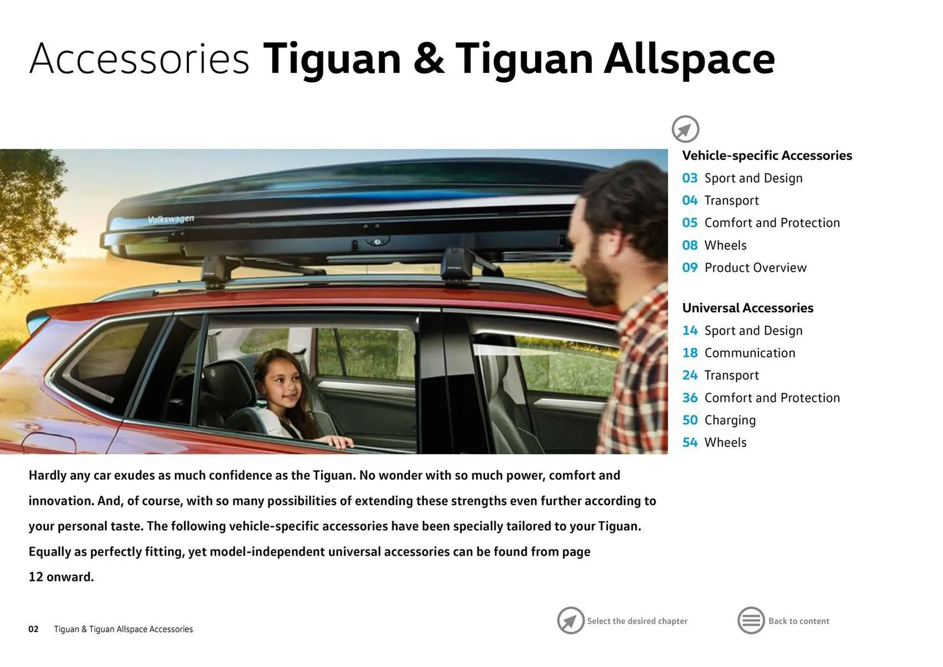 Catalog Volkswagen Accessories For The Tiguan & Tiguan Allspace catalog de la 26 iulie până la 31 decembrie 2023 - Revista Pagina 2