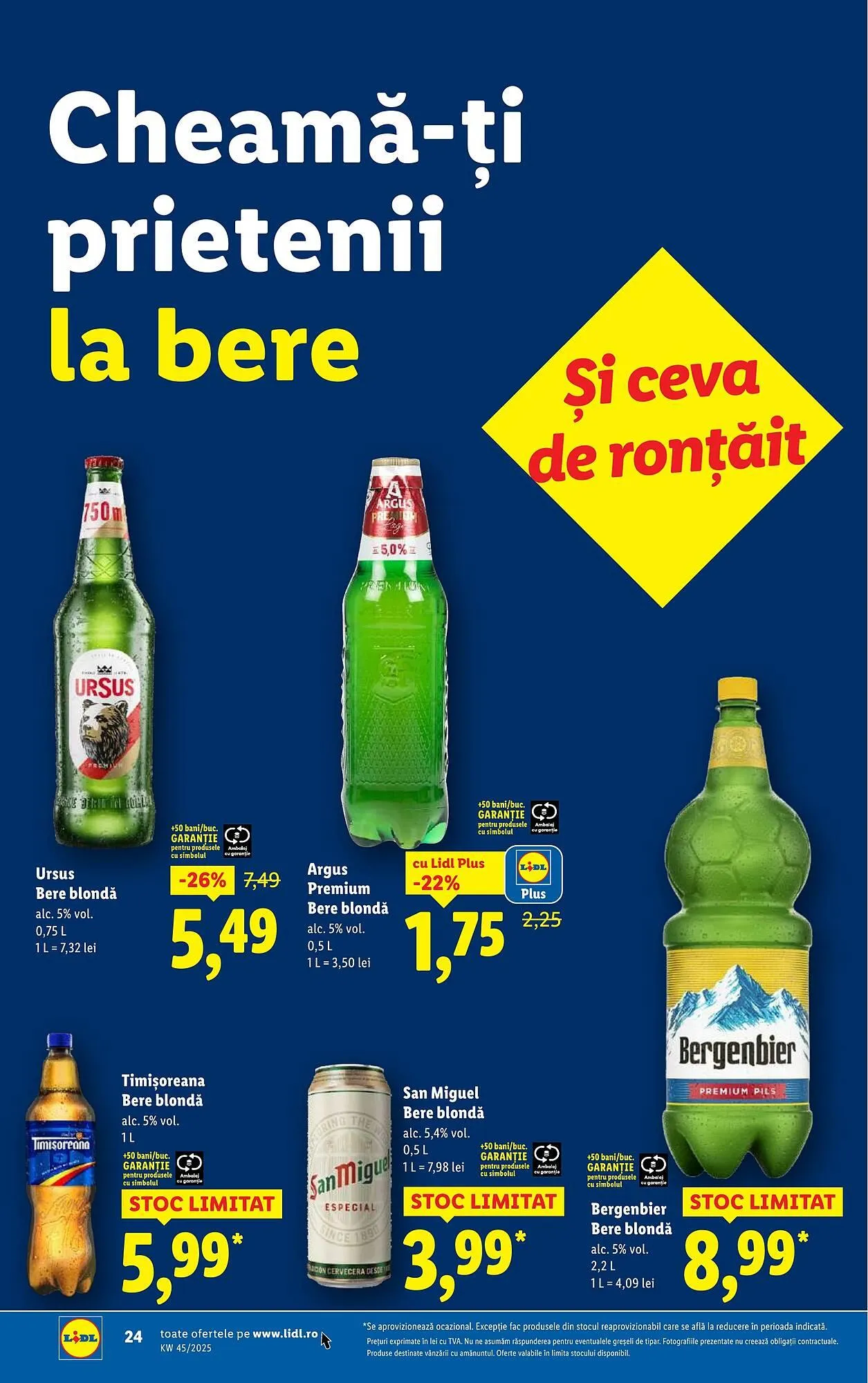 Catalog Catalog Lidl de la 3 noiembrie până la 9 noiembrie 2025 - Revista Pagina 24