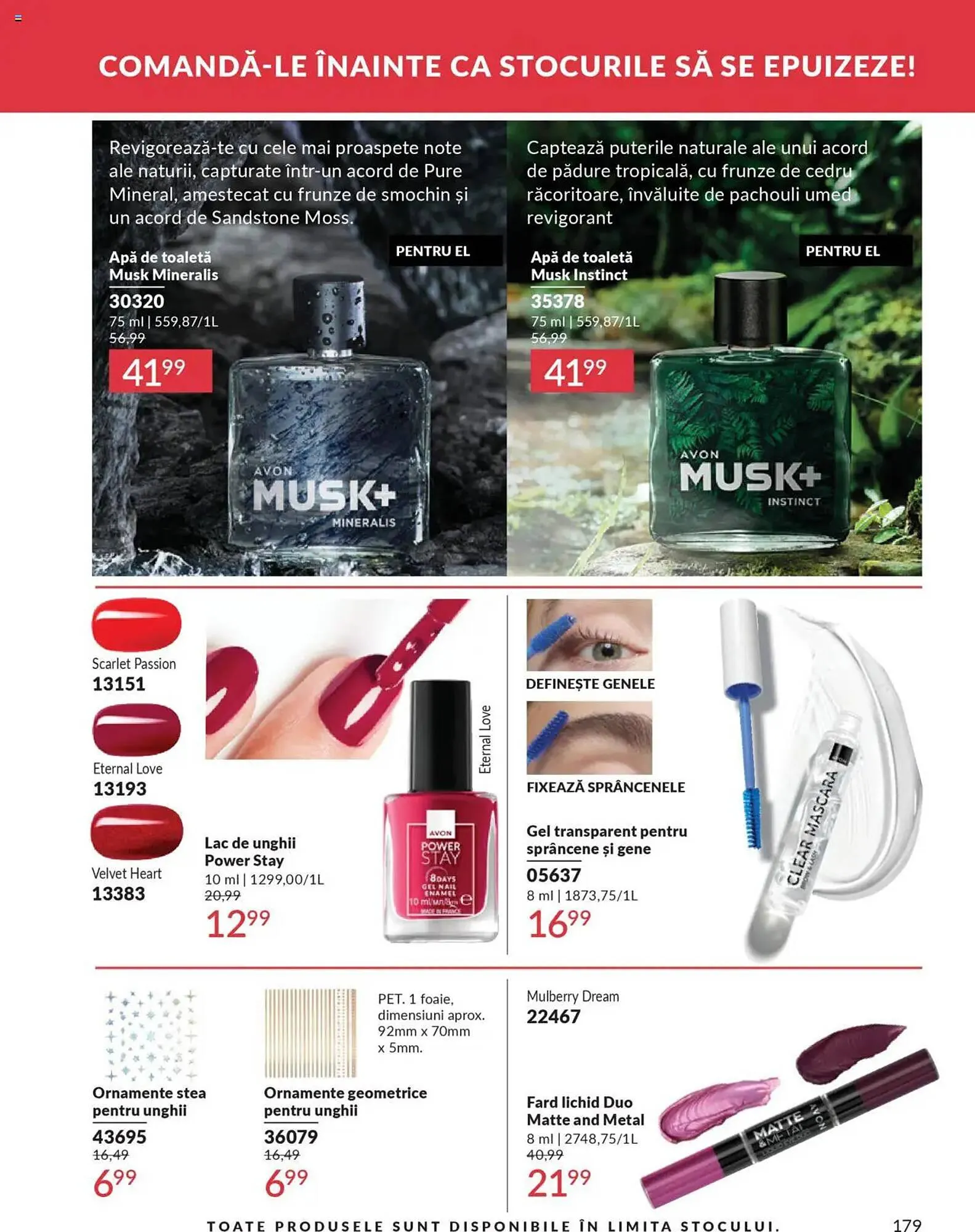 Catalog Catalog Avon de la 30 septembrie până la 31 octombrie 2025 - Revista Pagina 181