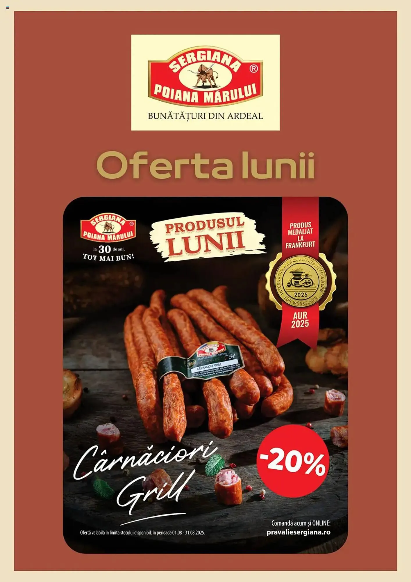 Catalog Catalog Sergiana Grup de la 31 iulie până la 31 august 2025 - Revista Pagina 1
