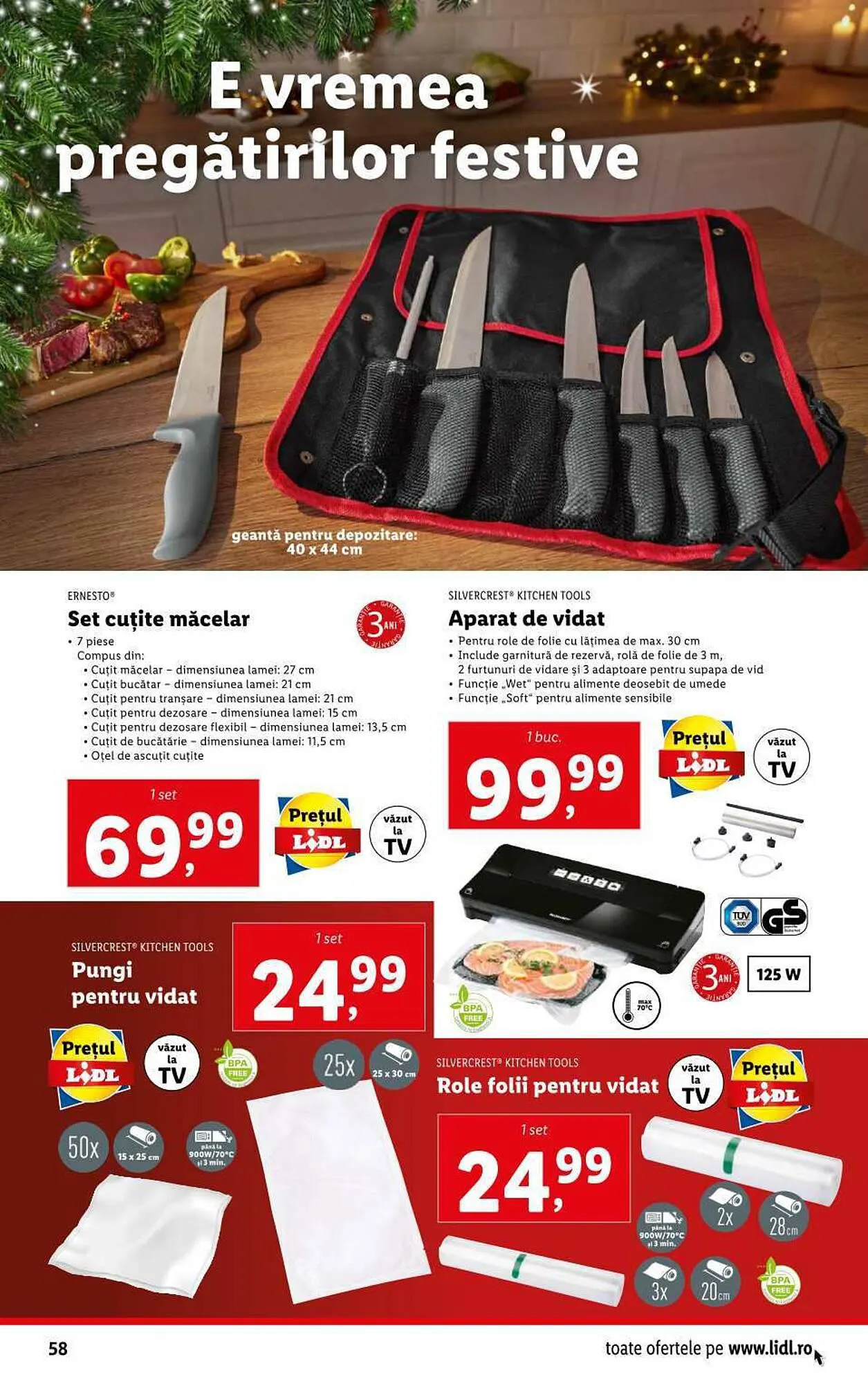 Catalog Lidl catalog de la 4 decembrie până la 10 decembrie 2023 - Revista Pagina 58