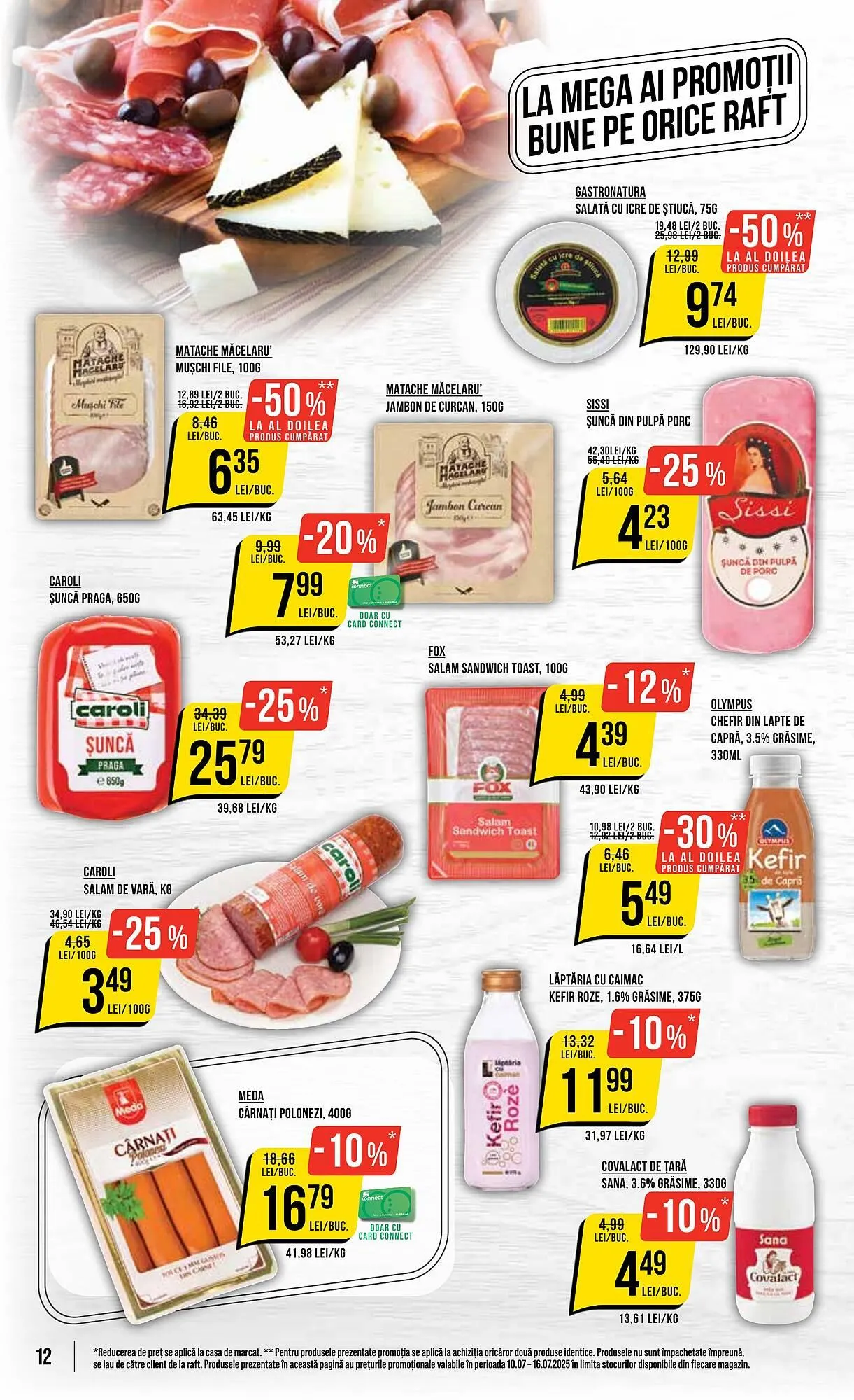Catalog Catalog Mega Image de la 10 iulie până la 16 iulie 2025 - Revista Pagina 12