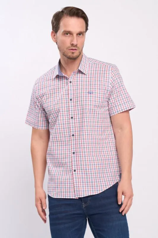 Timeout - Camasa barbat cu maneca scurta regular cu model