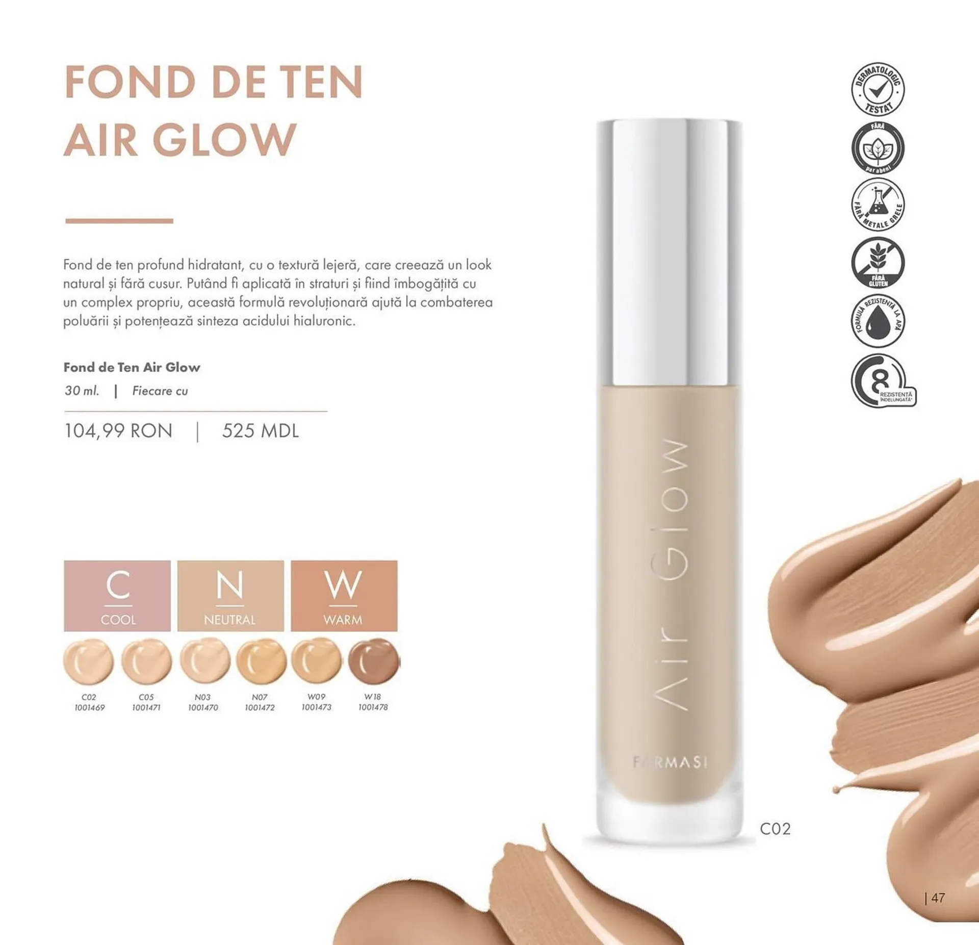 Catalog Catalog Farmasi de la 1 aprilie până la 31 august 2026 - Revista Pagina 47