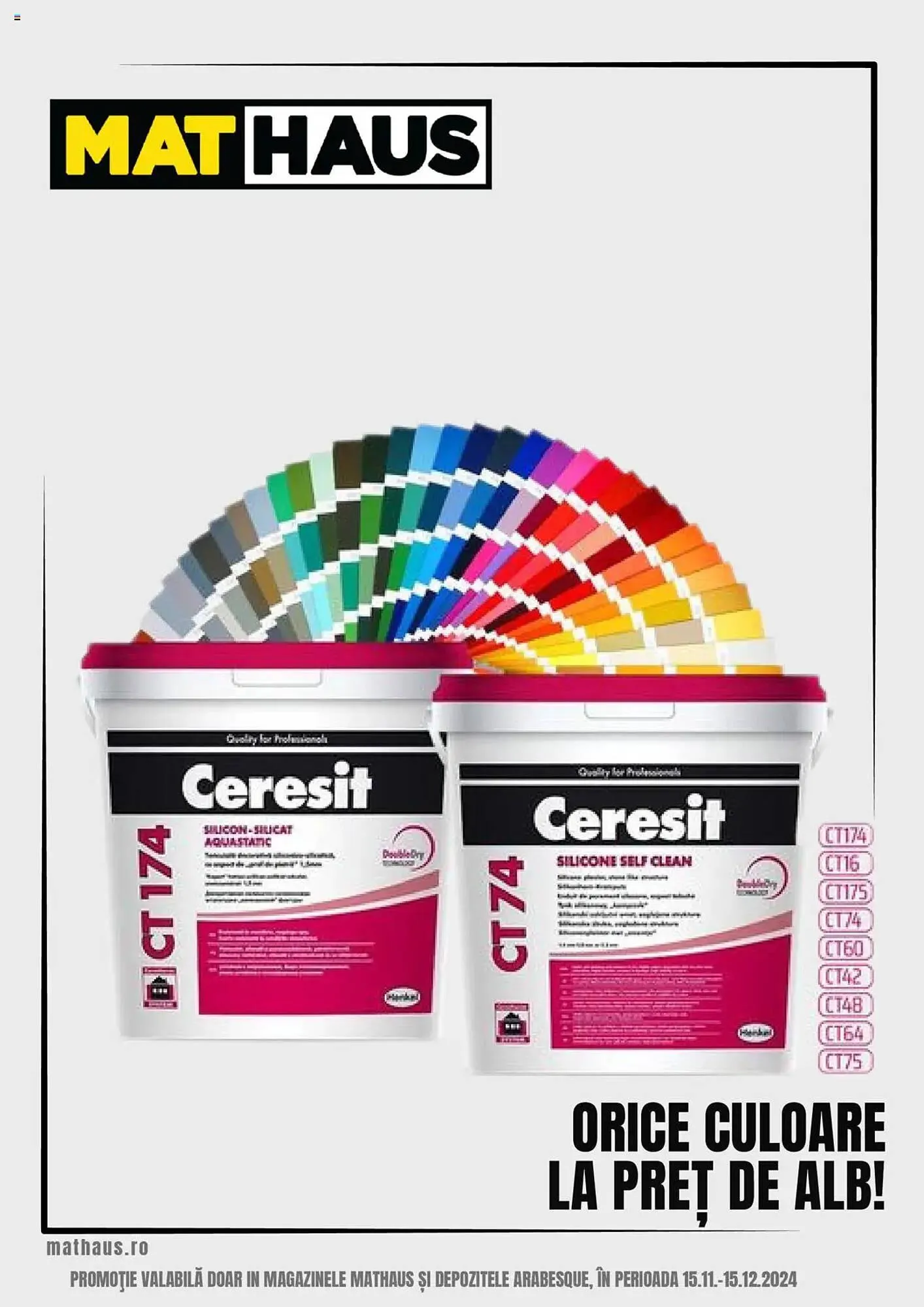 Catalog Catalog MatHaus de la 15 noiembrie până la 15 decembrie 2024 - Revista Pagina 1