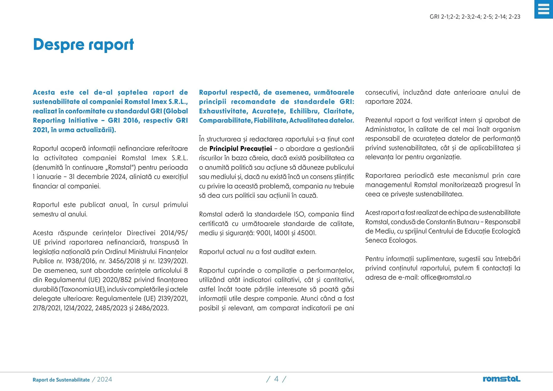 Catalog Catalog Romstal de la 25 martie până la 5 mai 2026 - Revista Pagina 4