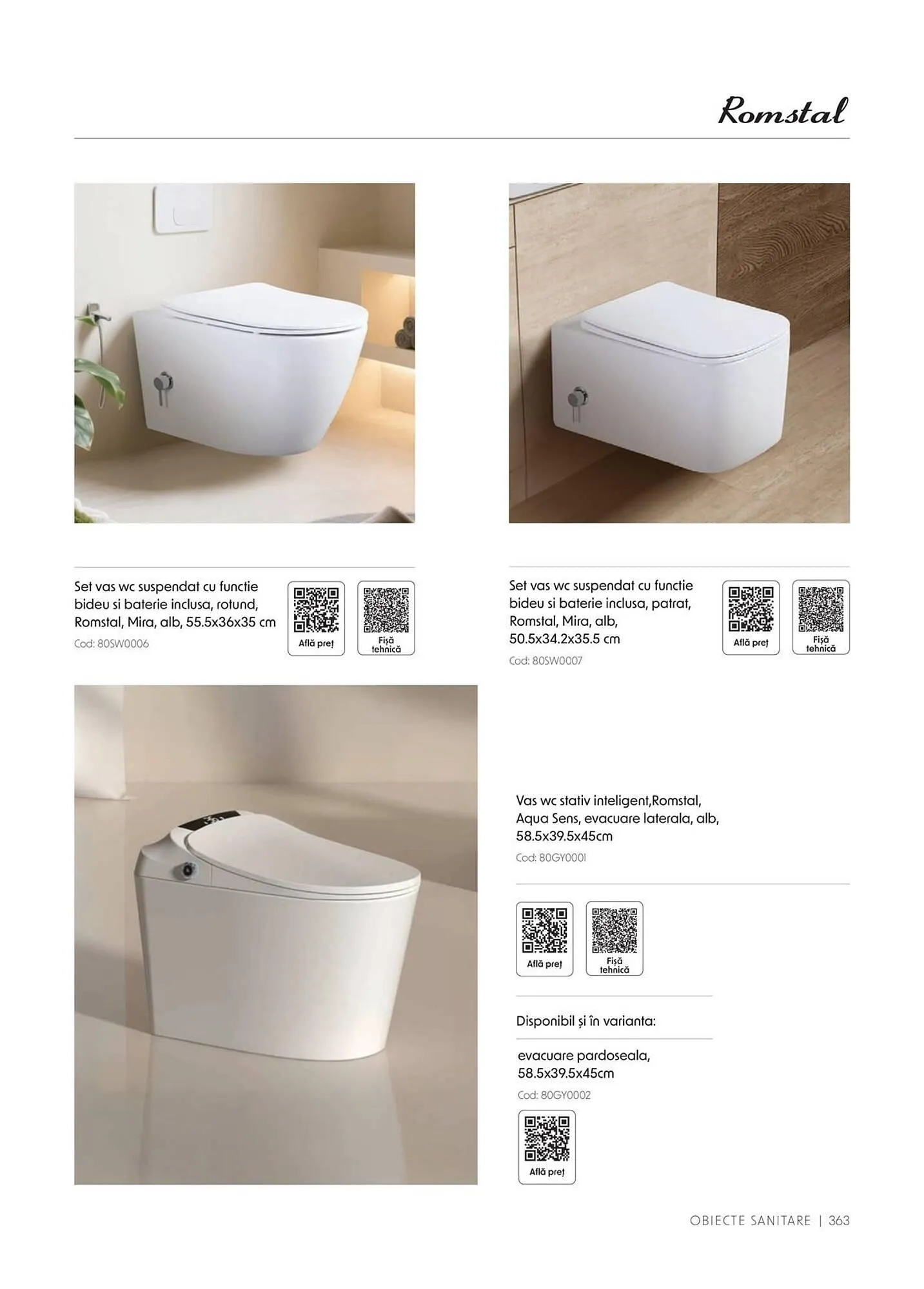 Catalog Catalog Romstal de la 1 aprilie până la 31 decembrie 2026 - Revista Pagina 363