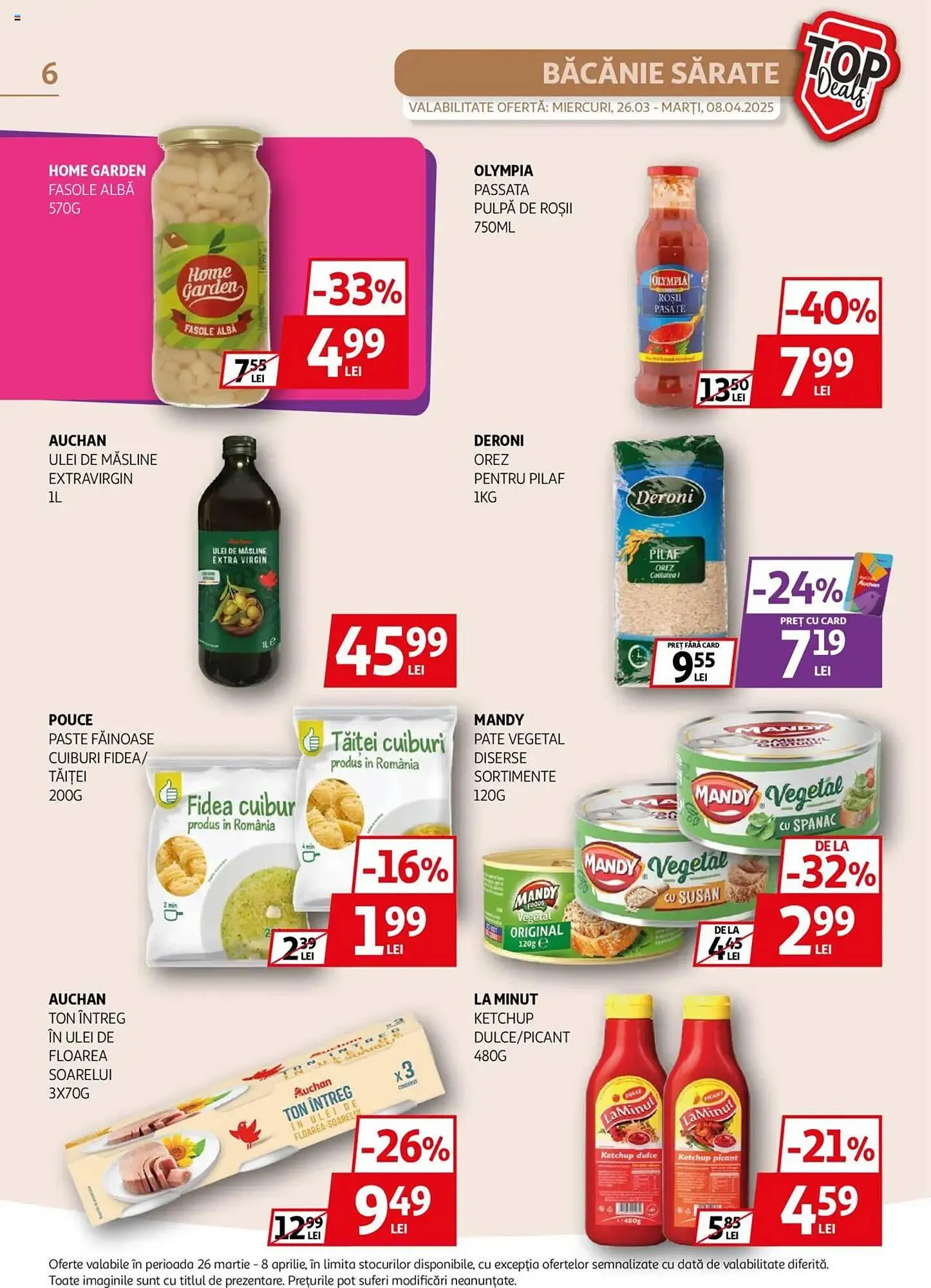 Catalog Catalog Auchan de la 26 martie până la 8 aprilie 2025 - Revista Pagina 6