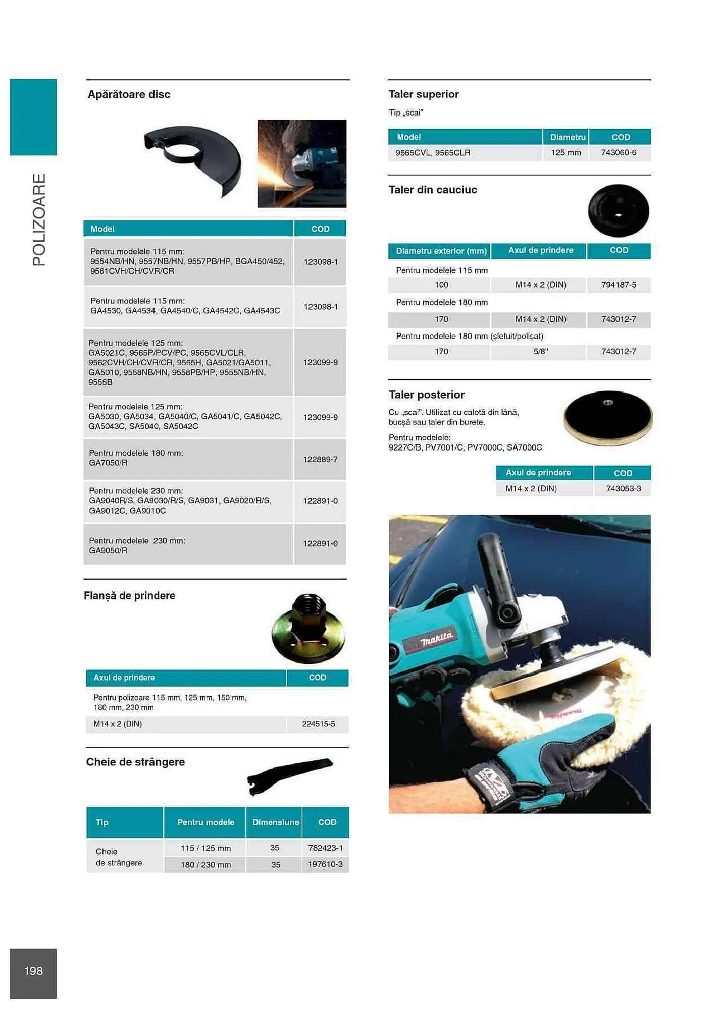 Catalog Makita catalog de la 1 ianuarie până la 31 decembrie 2023 - Revista Pagina 198
