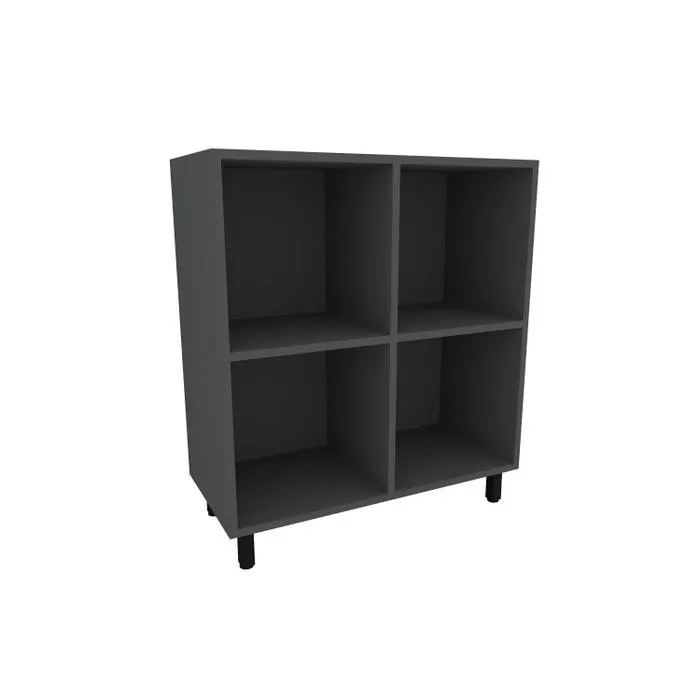 Etajera M&M, PAL, gri antacit, 80 x 37 x 80 cm, 1C