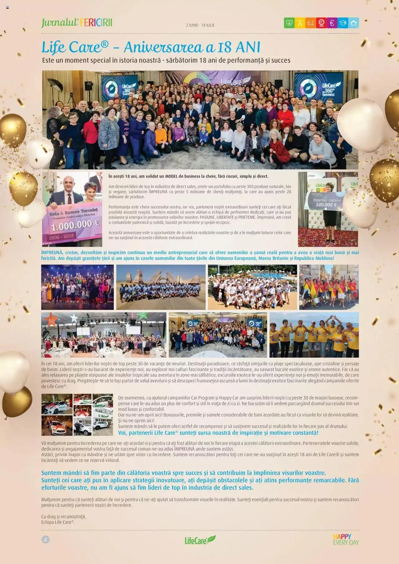 Catalog Life Care catalog - Jurnalul Fericirii Iunie/Iulie de la 2 iunie până la 19 iulie 2023 - Revista Pagina 8