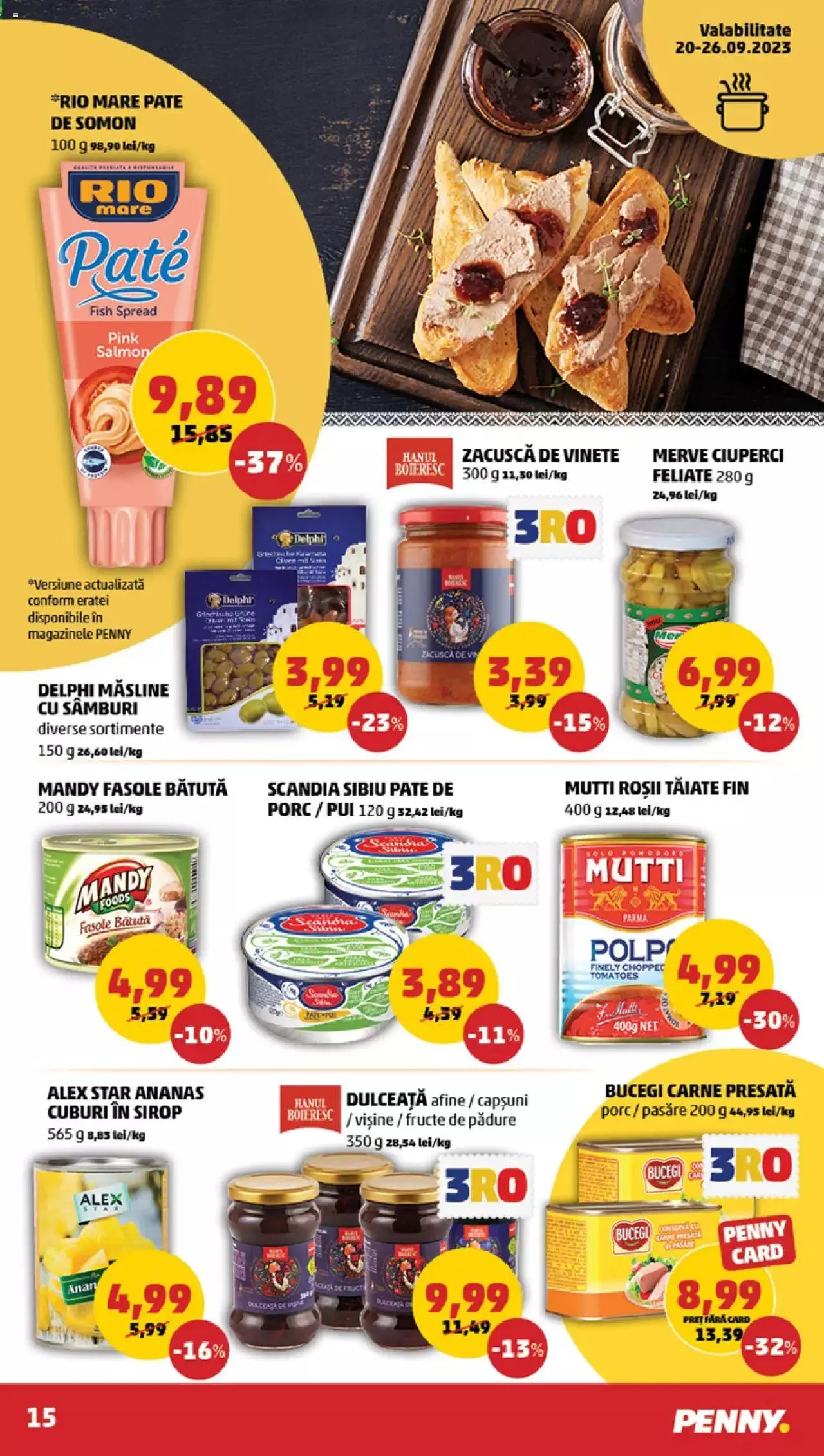 Catalog Catalog PENNY de la 20 septembrie până la 26 septembrie 2023 - Revista Pagina 15