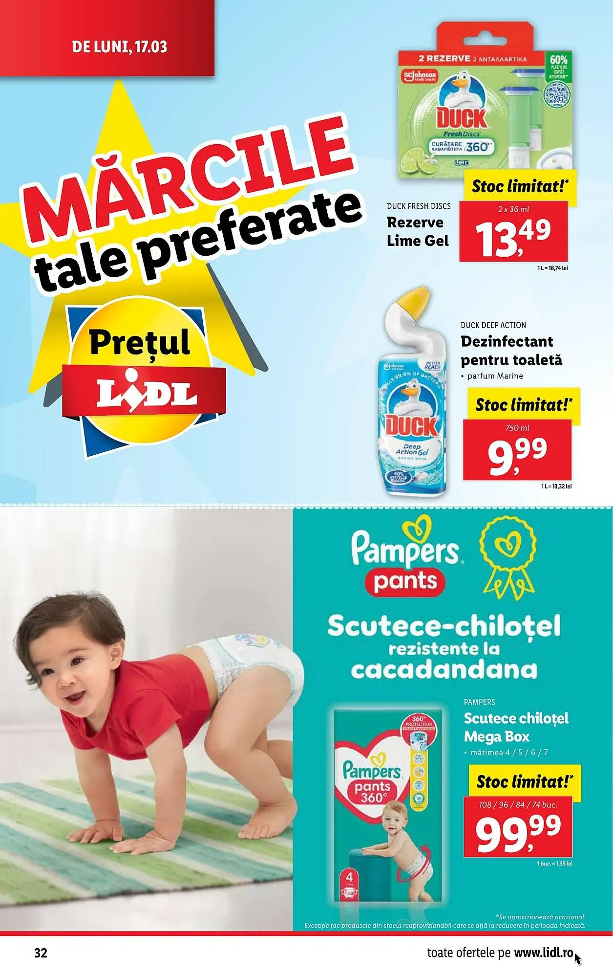 Catalog Catalog Lidl de la 17 martie până la 23 martie 2025 - Revista Pagina 32