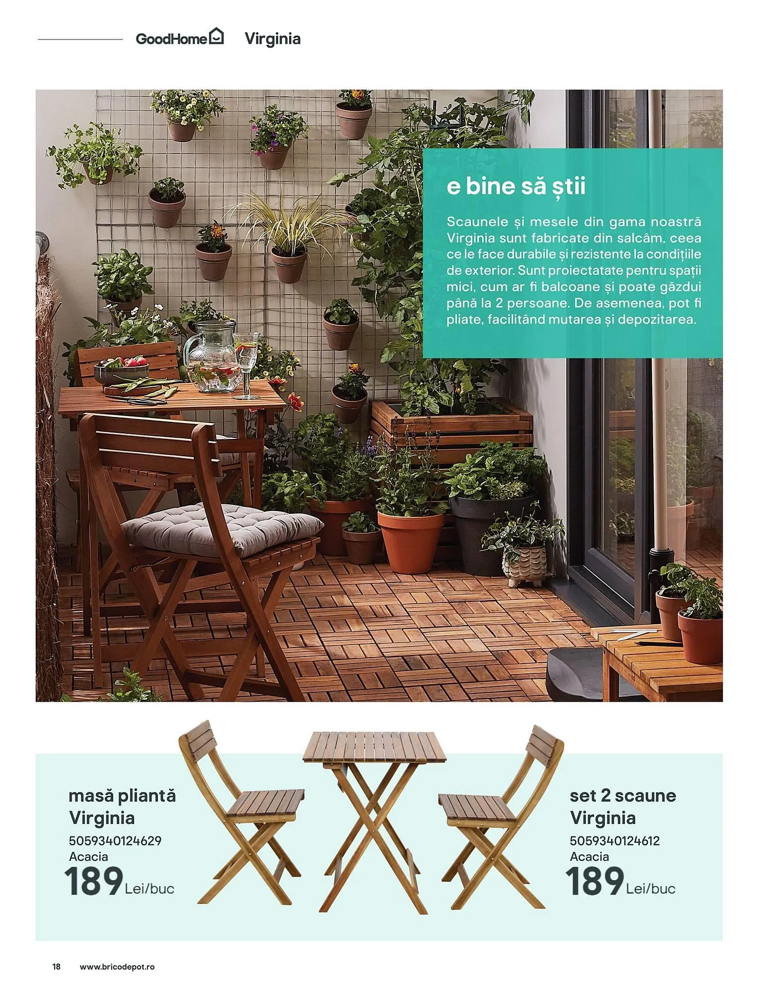 Catalog Brico Depôt catalog de la 22 aprilie până la 22 aprilie 2025 - Revista Pagina 18