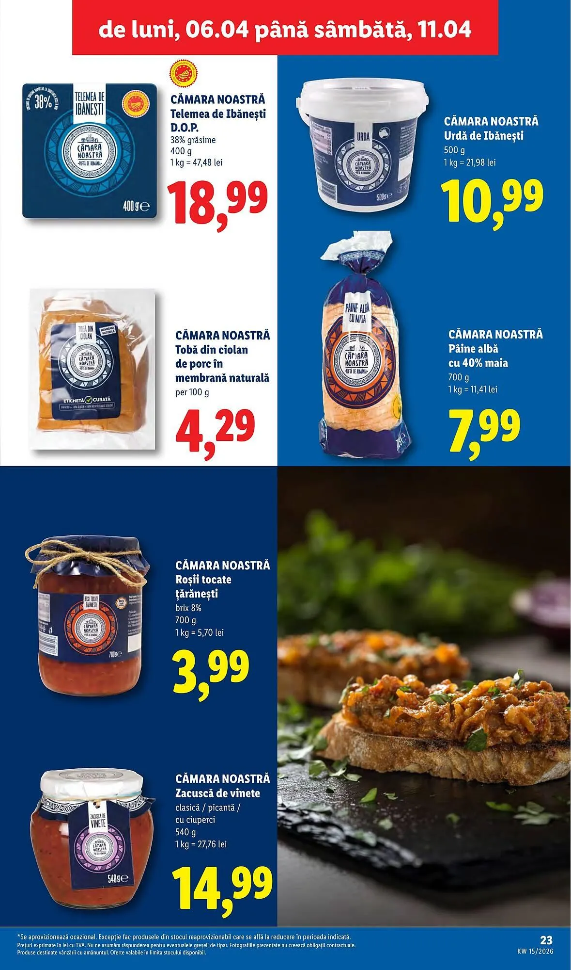 Catalog Catalog Lidl de la 6 aprilie până la 11 aprilie 2026 - Revista Pagina 23