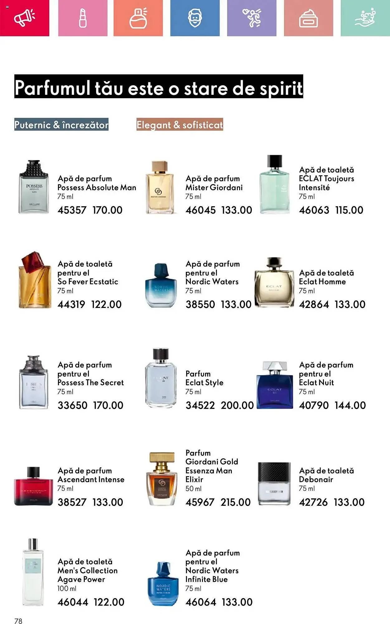 Catalog Catalog Oriflame de la 25 mai până la 14 iunie 2025 - Revista Pagina 78