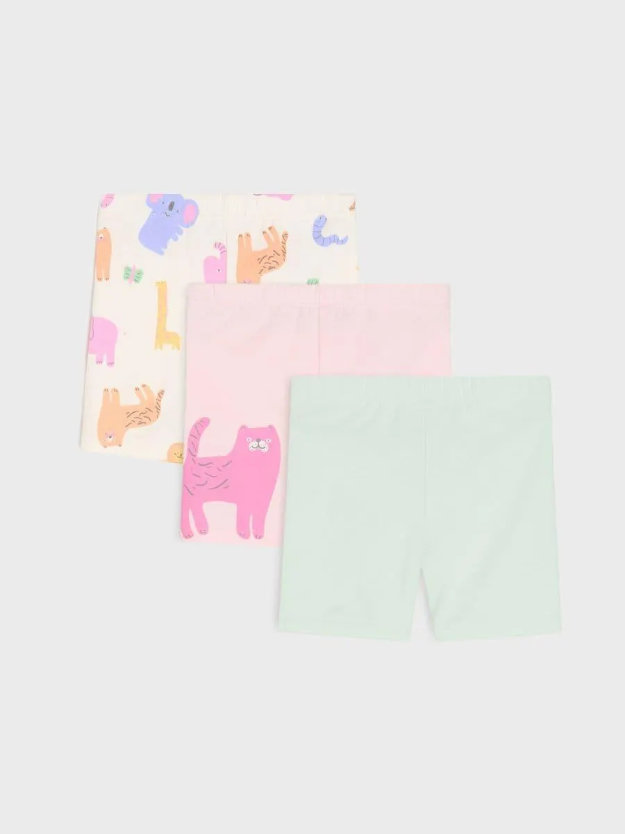 Colanți scurți 3 pack