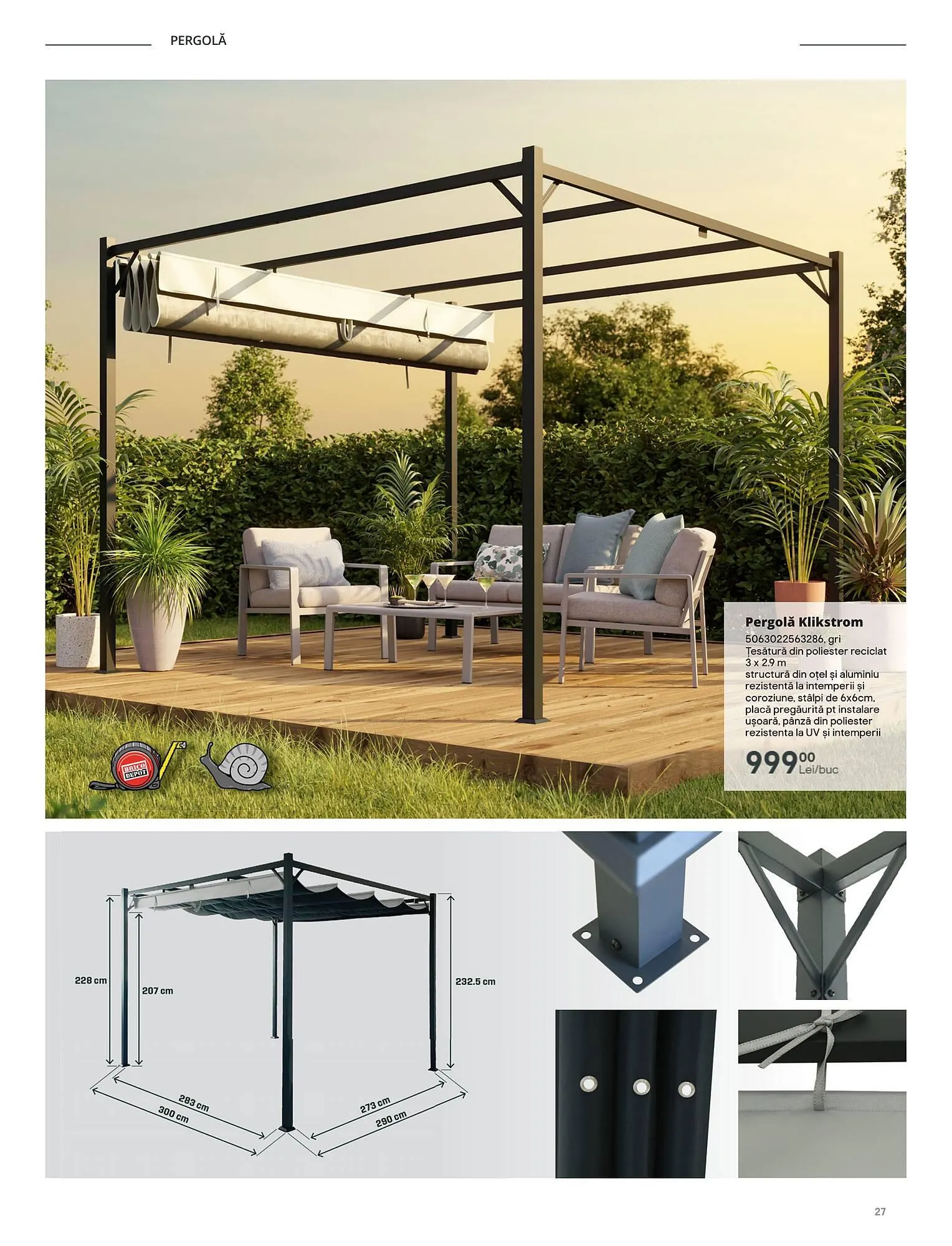 Catalog Brico Depôt catalog de la 28 martie până la 31 octombrie 2025 - Revista Pagina 27