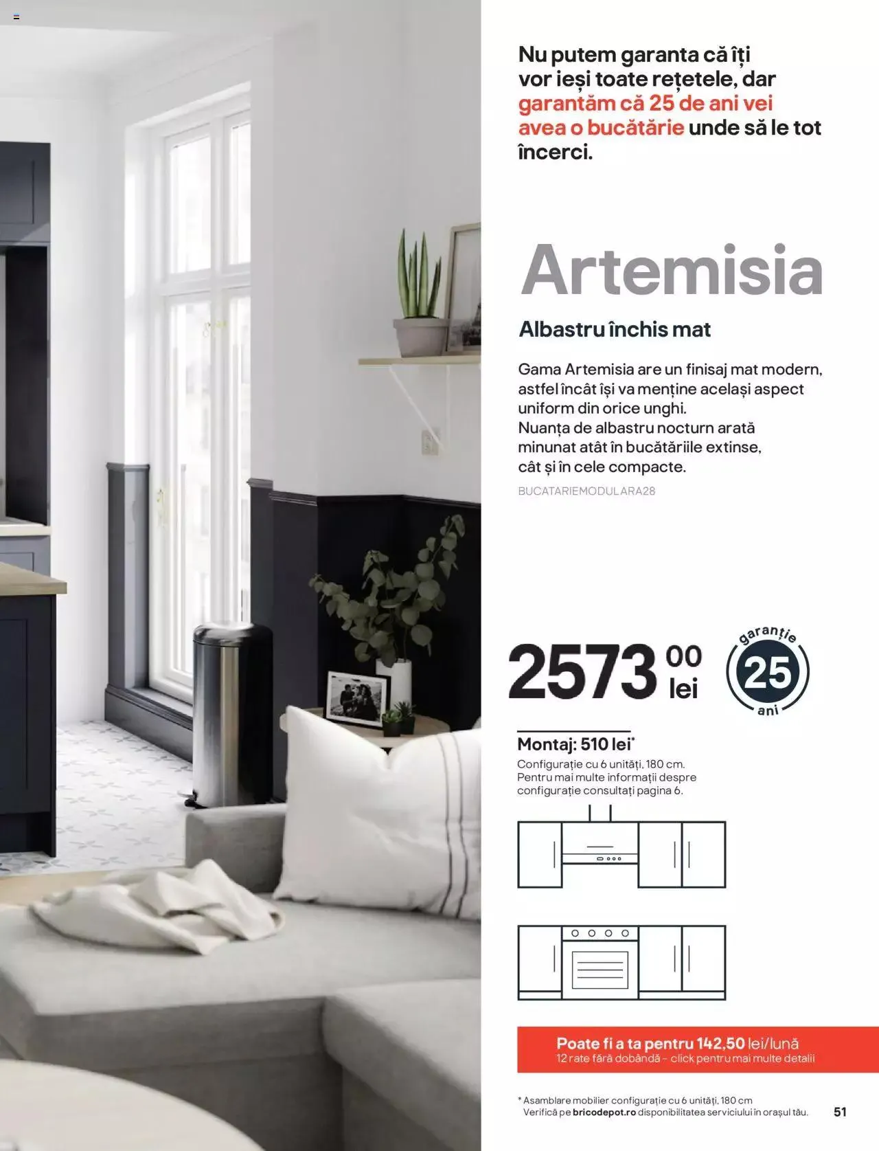Catalog Brico Depot catalog - Bucătării modulare de la 1 ianuarie până la 31 decembrie 2023 - Revista Pagina 51