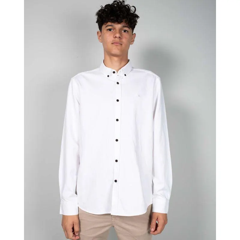 Camasa regular fit din bumbac cu maneca lunga 24KOS01038