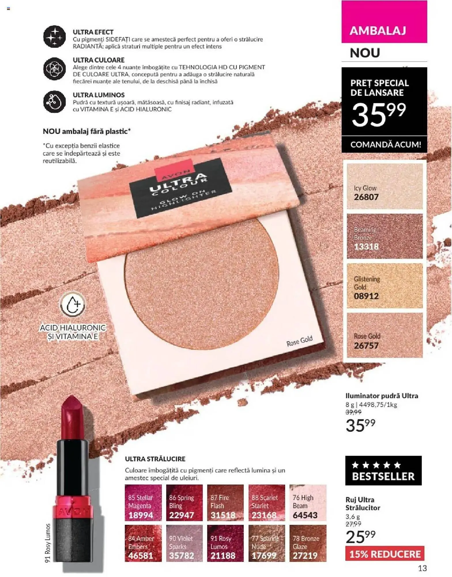 Catalog Catalog Avon de la 31 mai până la 30 iunie 2025 - Revista Pagina 13