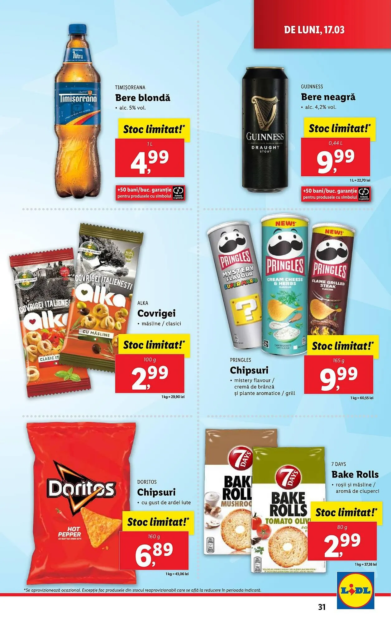 Catalog Catalog Lidl de la 17 martie până la 23 martie 2025 - Revista Pagina 31