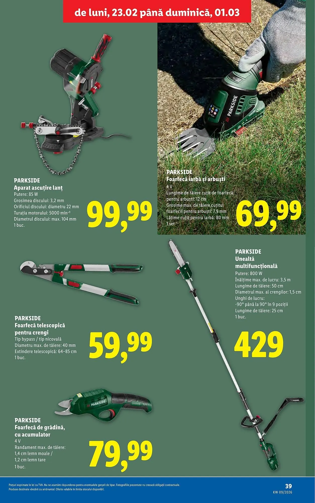 Catalog Catalog Lidl de la 23 februarie până la 1 martie 2026 - Revista Pagina 39