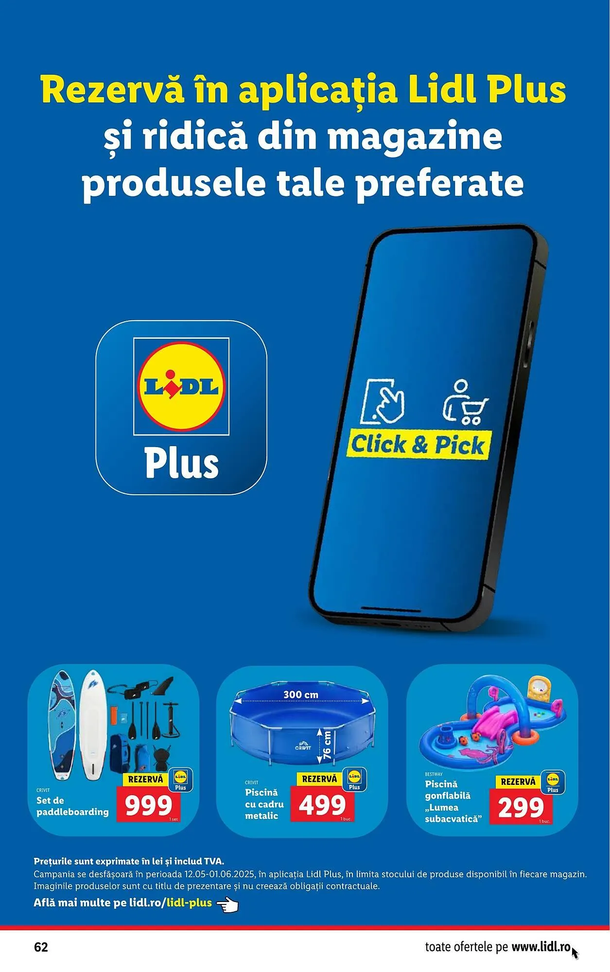 Catalog Catalog Lidl de la 12 mai până la 18 mai 2025 - Revista Pagina 62