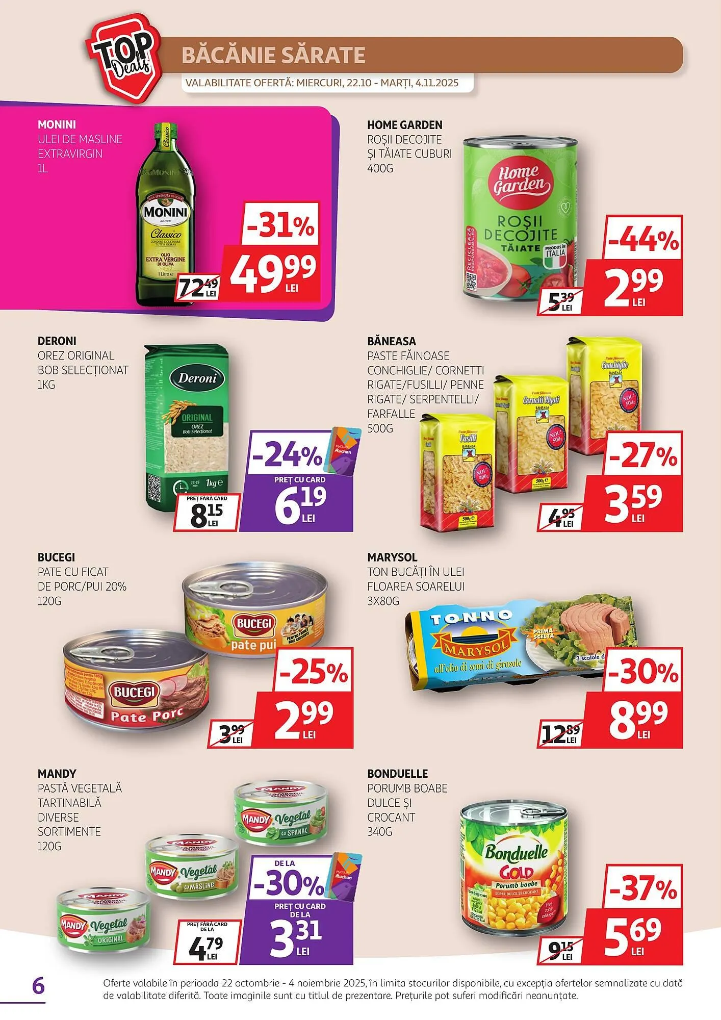 Catalog Catalog Auchan de la 22 octombrie până la 4 noiembrie 2025 - Revista Pagina 6