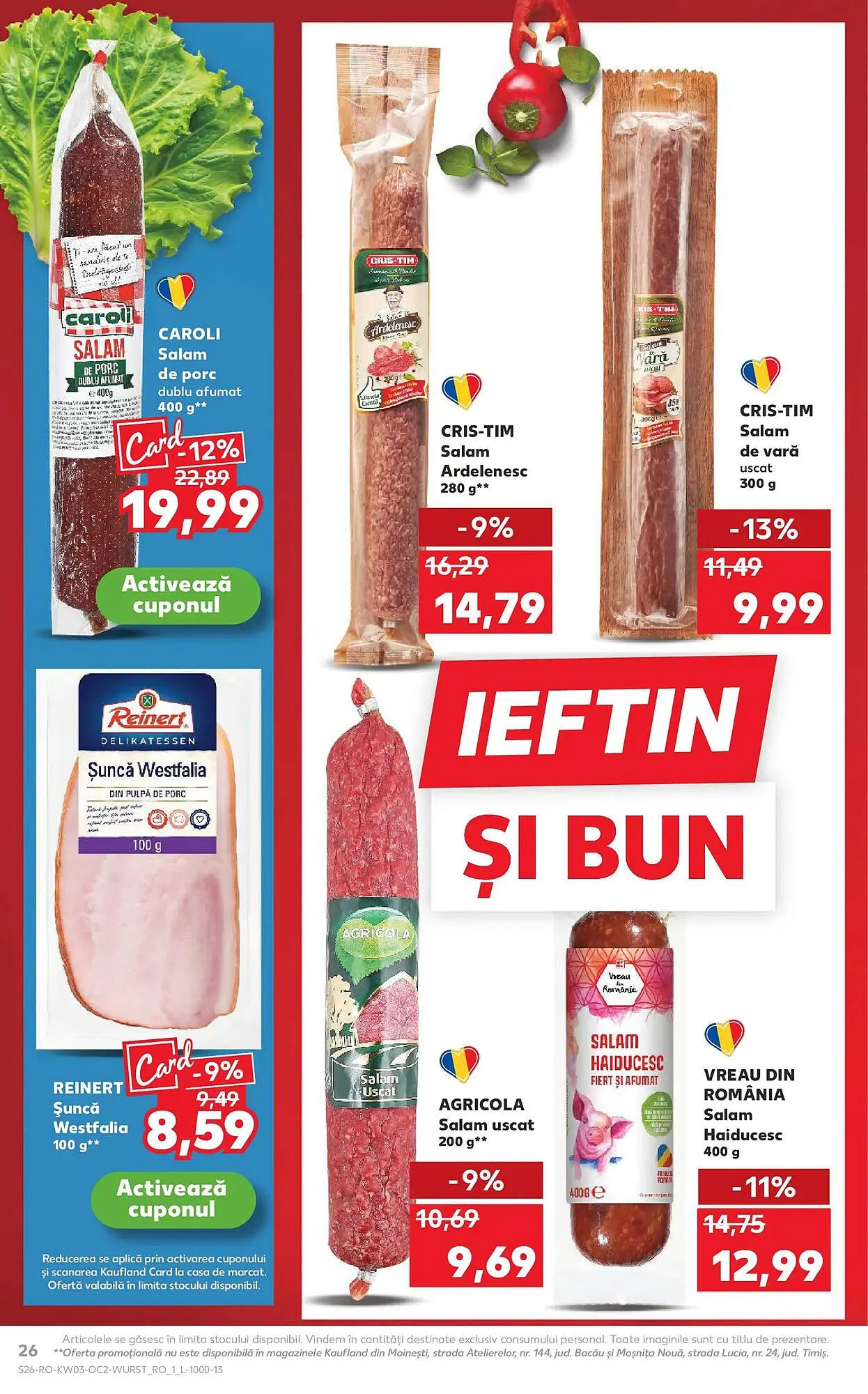 Catalog Catalog Kaufland de la 14 ianuarie până la 20 ianuarie 2026 - Revista Pagina 26