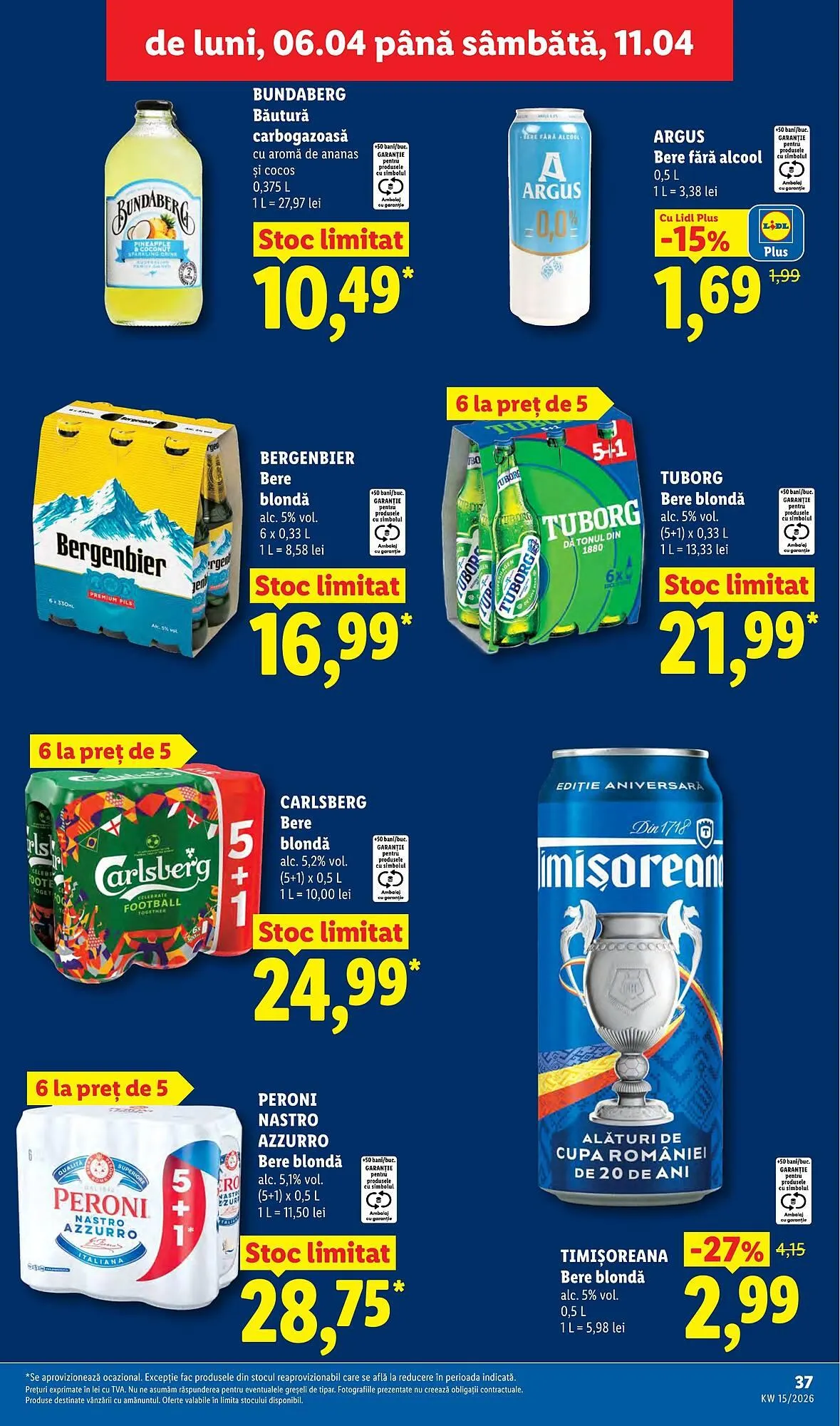 Catalog Catalog Lidl de la 6 aprilie până la 11 aprilie 2026 - Revista Pagina 37