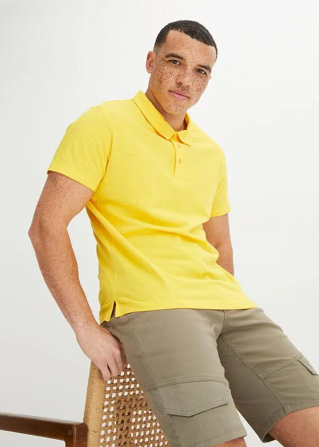 Tricou polo din bumbac bio