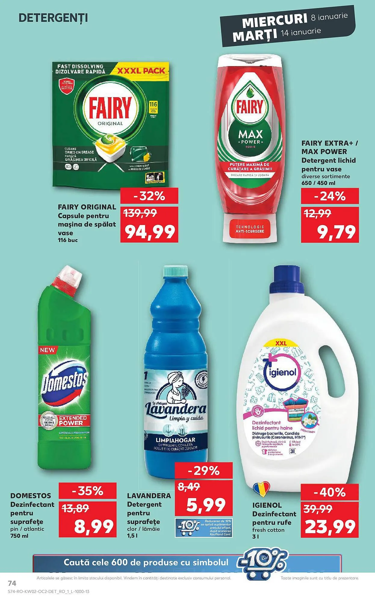 Catalog Catalog Kaufland de la 8 ianuarie până la 14 ianuarie 2025 - Revista Pagina 74