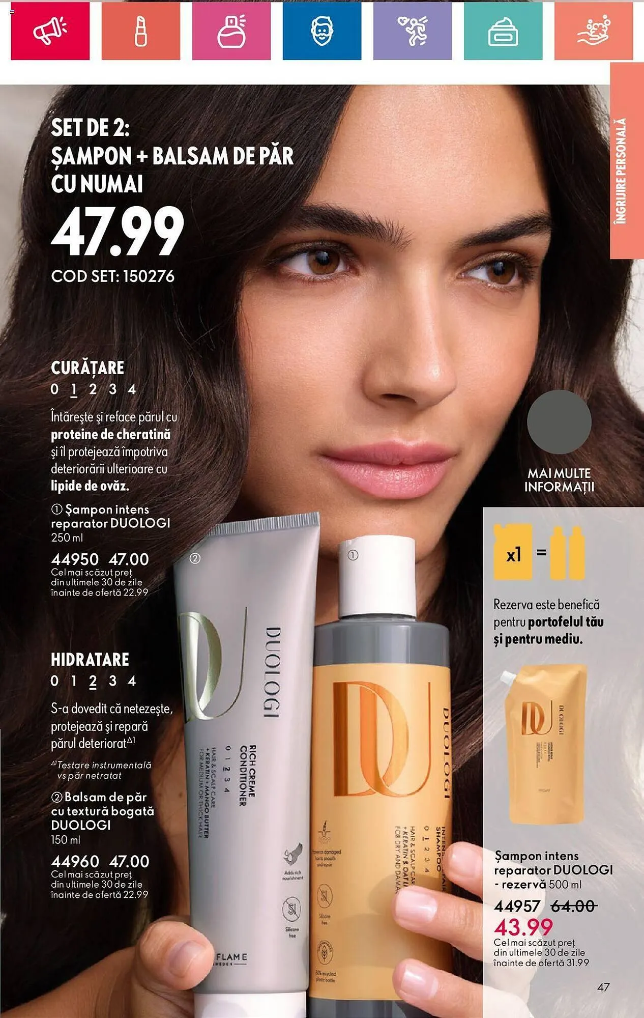 Catalog Oriflame catalog de la 28 mai până la 17 iunie 2024 - Revista Pagina 47