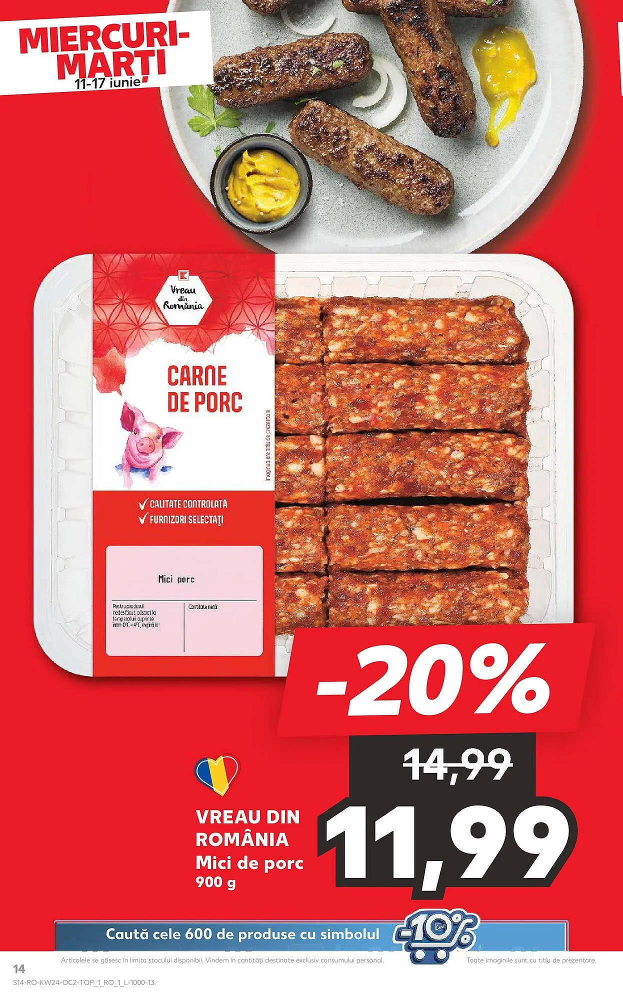 Catalog Catalog Kaufland de la 11 iunie până la 17 iunie 2025 - Revista Pagina 14