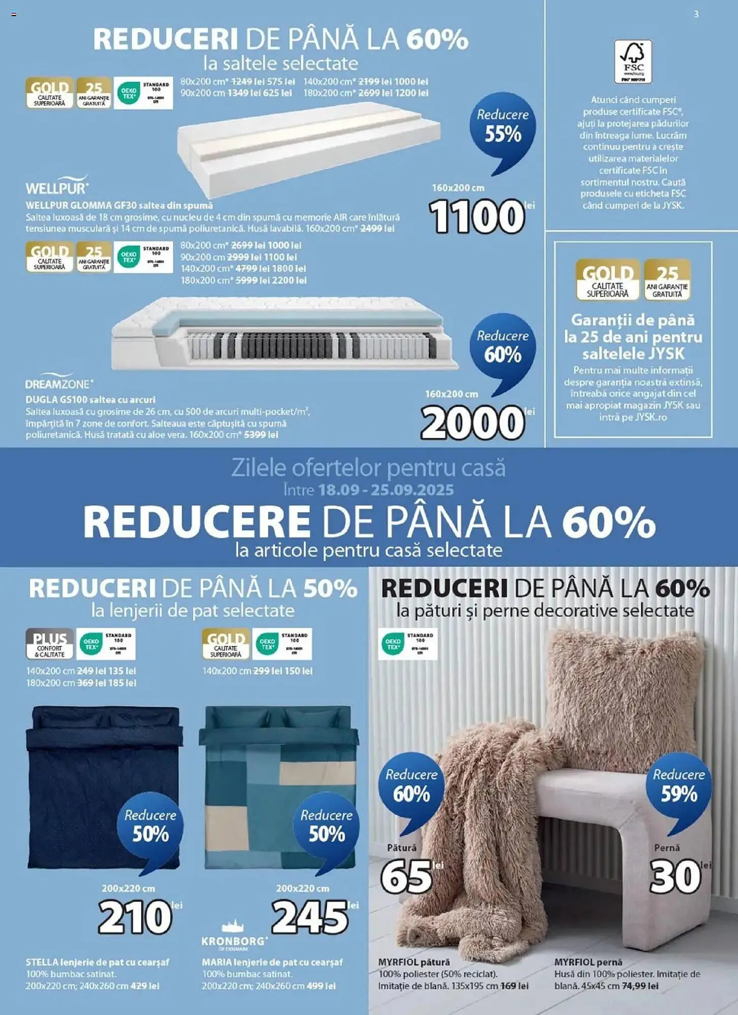 Catalog Catalog JYSK de la 17 septembrie până la 25 septembrie 2025 - Revista Pagina 3