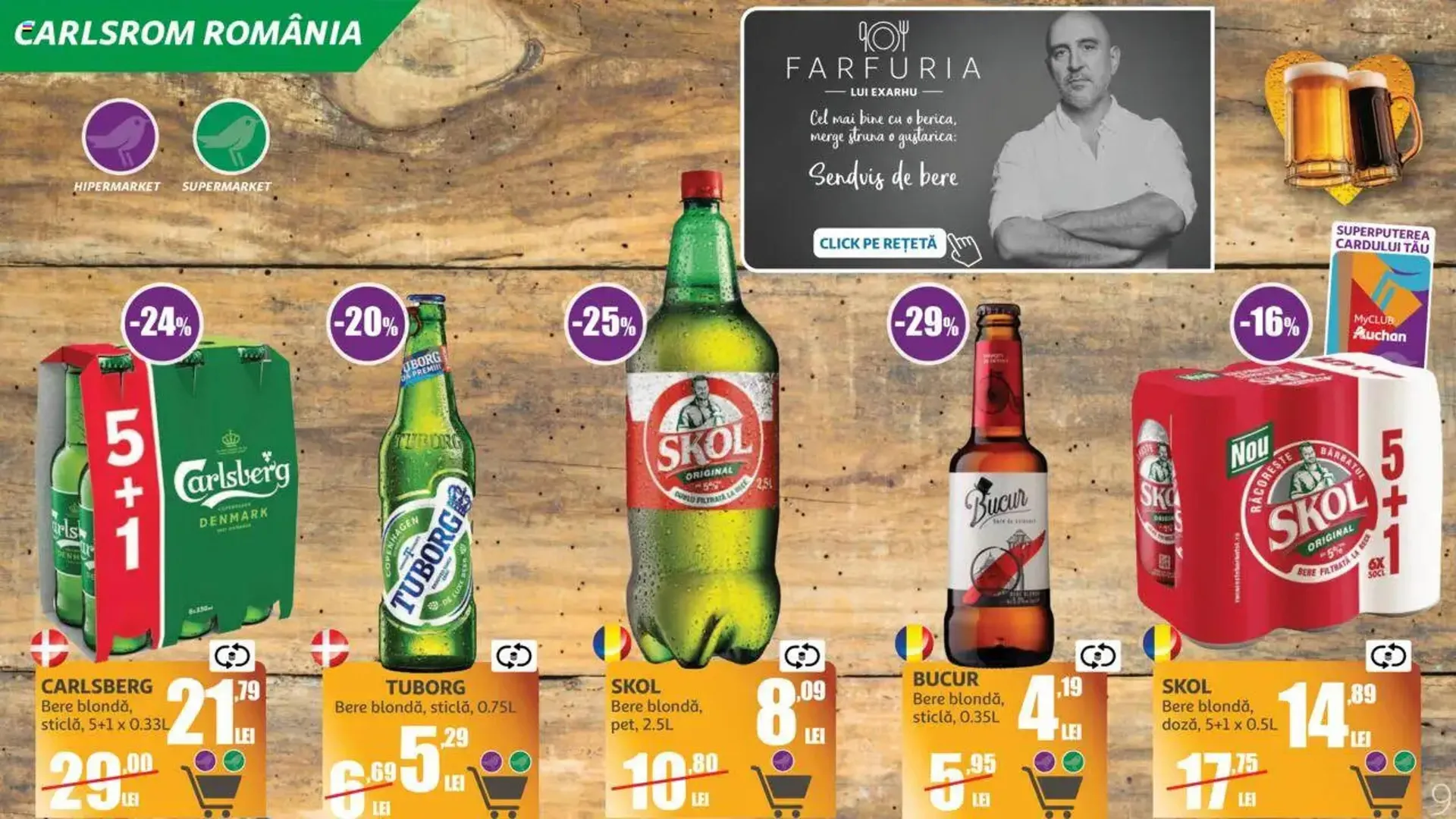 Catalog Catalog Auchan de la 11 iunie până la 15 iulie 2025 - Revista Pagina 9