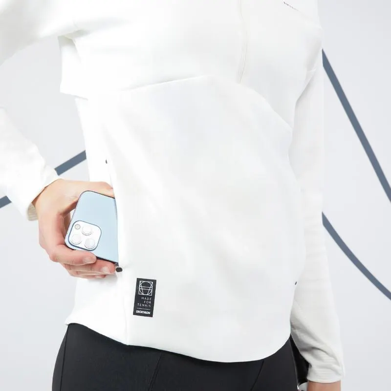 Hanorac Tenis Dry 900 Alb Damă