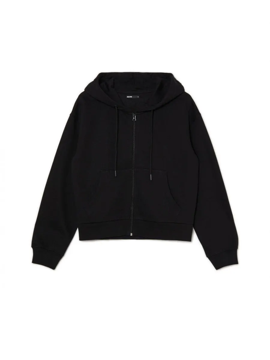 Hanorac cu glugă și fermoar