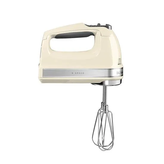 Mixer de mana cu 9 viteze, 85 W, Almond Cream - KitchenAid