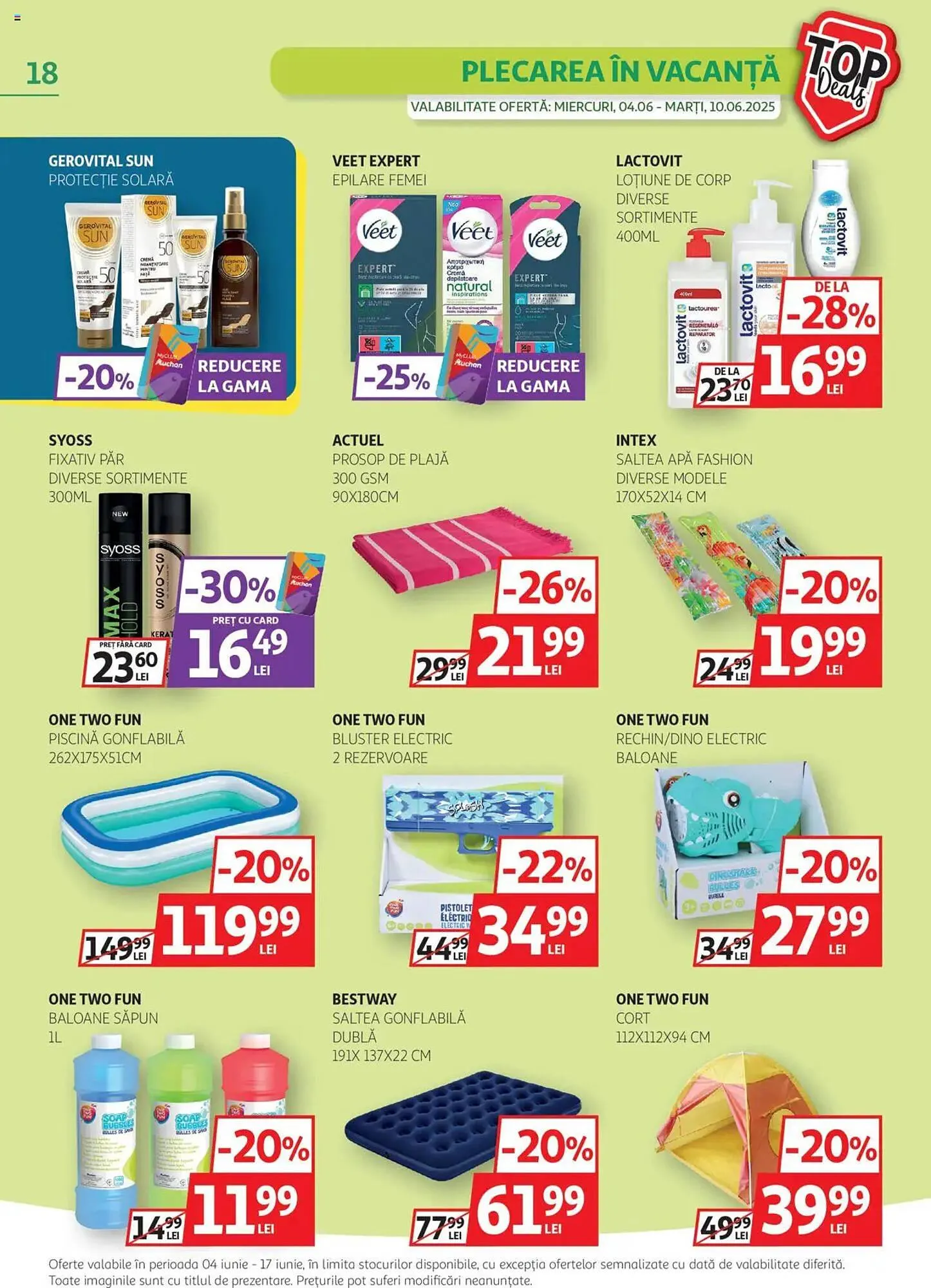 Catalog Catalog Auchan de la 4 iunie până la 17 iunie 2025 - Revista Pagina 18