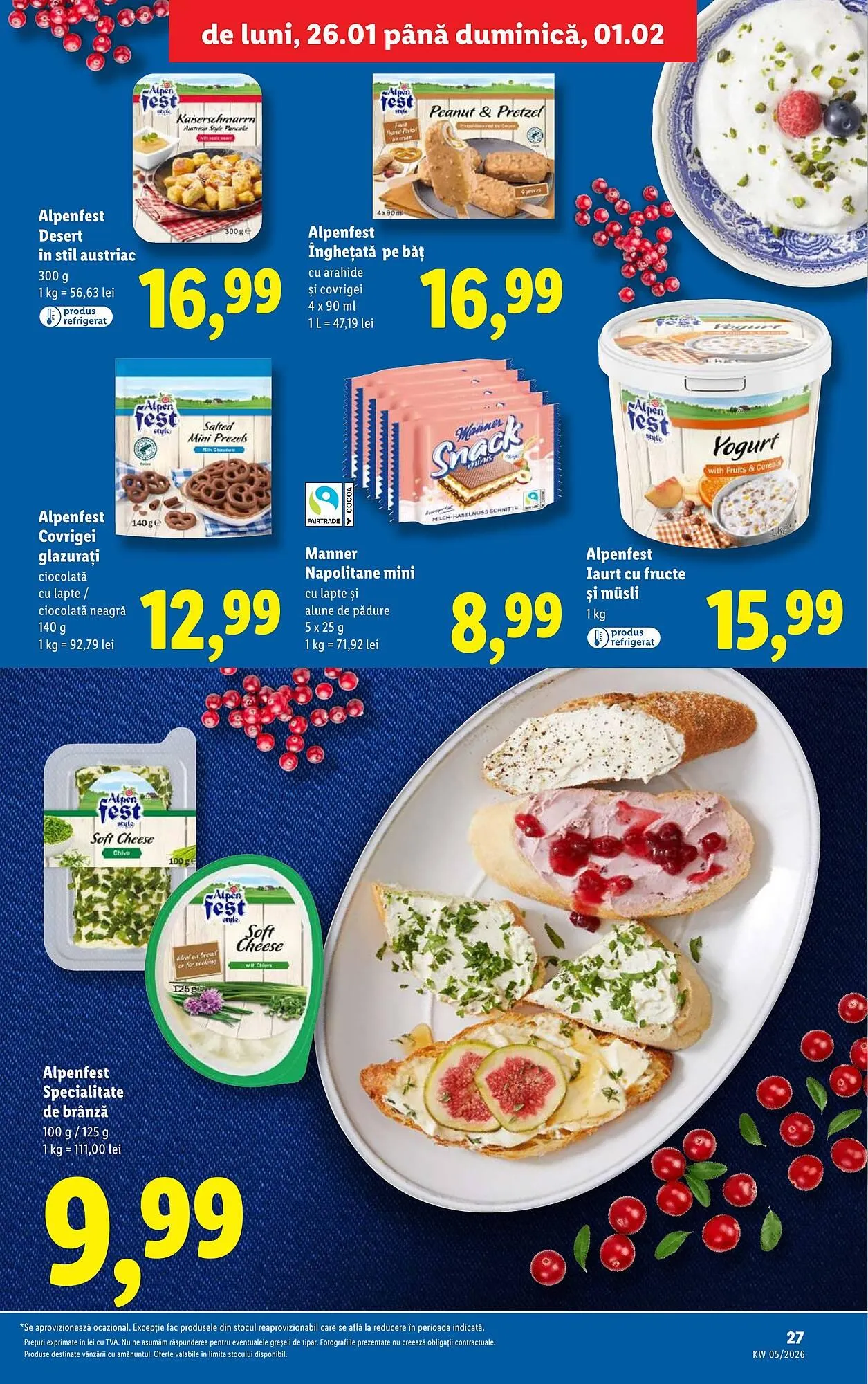 Catalog Catalog Lidl de la 26 ianuarie până la 1 februarie 2026 - Revista Pagina 27