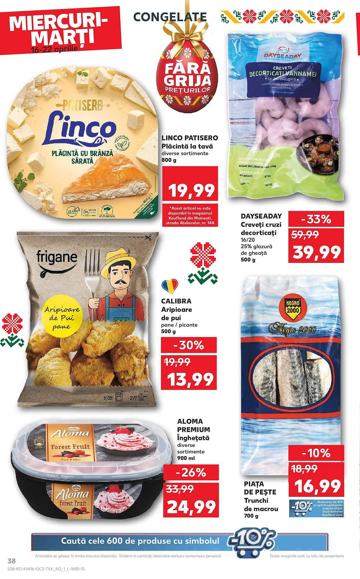 Catalog Catalog Kaufland de la 16 aprilie până la 22 aprilie 2025 - Revista Pagina 38