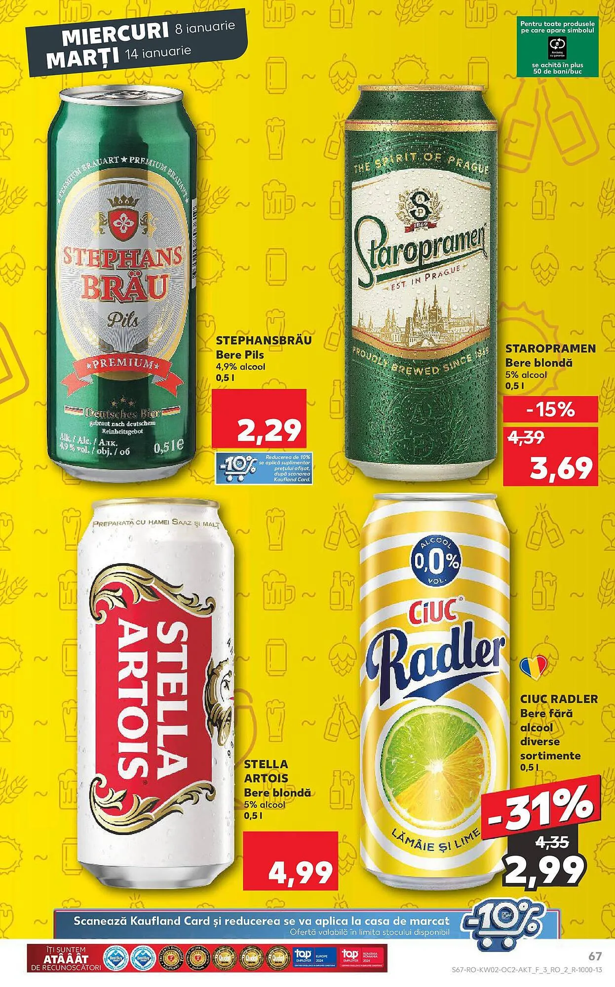 Catalog Catalog Kaufland de la 8 ianuarie până la 14 ianuarie 2025 - Revista Pagina 67