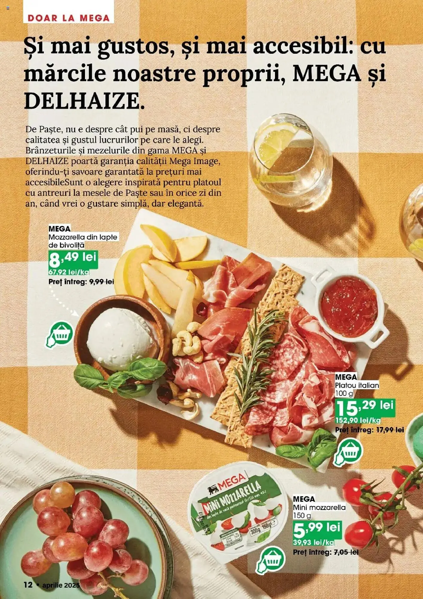 Catalog Catalog Mega Image de la 1 aprilie până la 30 aprilie 2025 - Revista Pagina 12