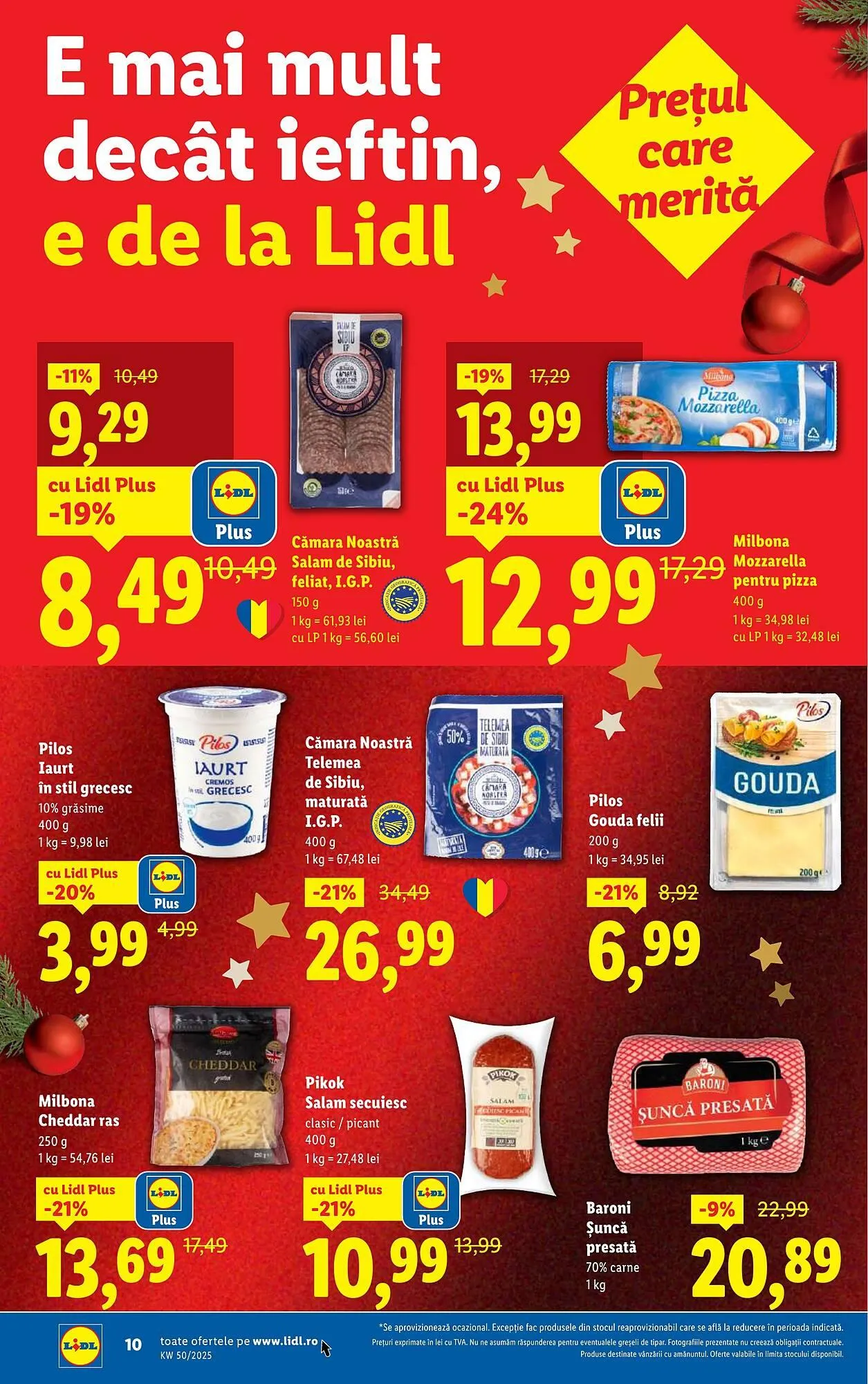 Catalog Catalog Lidl de la 8 decembrie până la 14 decembrie 2025 - Revista Pagina 10