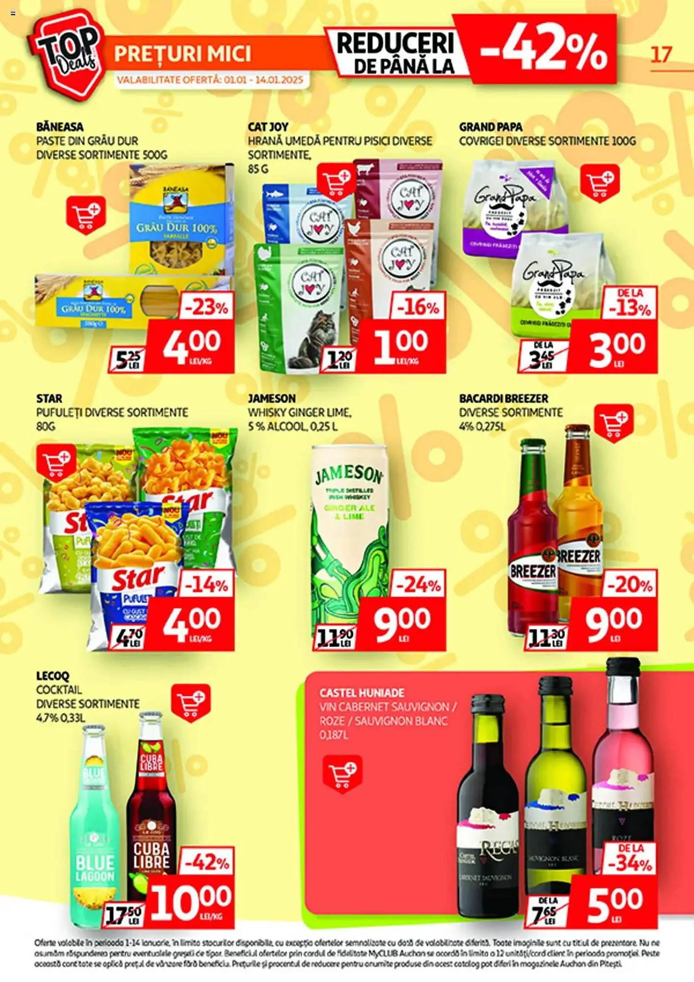 Catalog Catalog Auchan de la 1 ianuarie până la 14 ianuarie 2025 - Revista Pagina 17