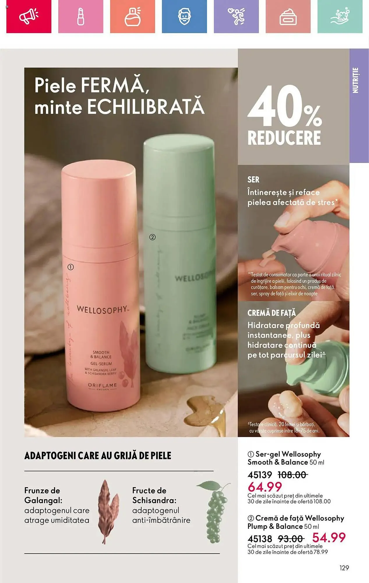 Catalog Catalog Oriflame de la 15 iunie până la 5 iulie 2025 - Revista Pagina 129