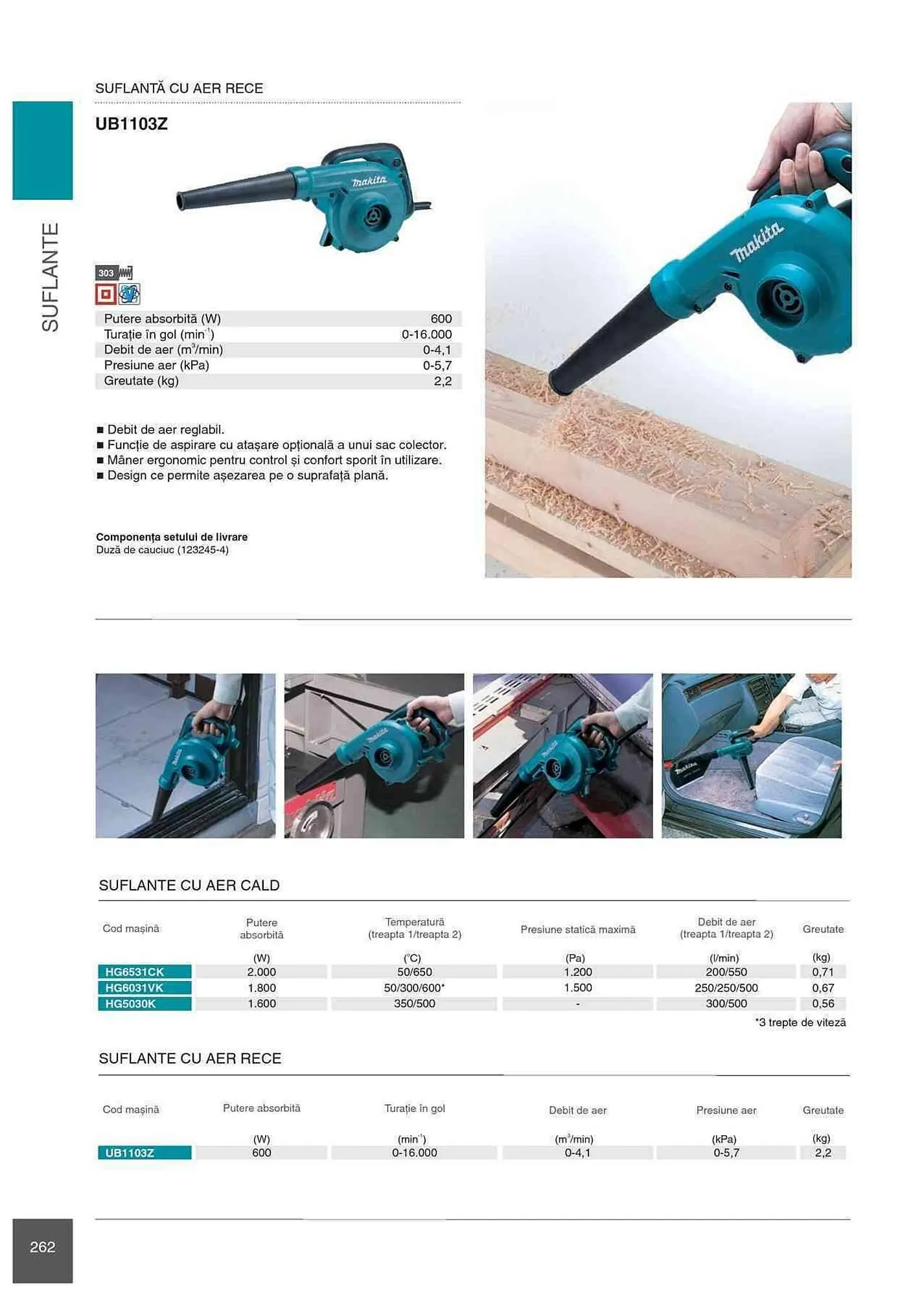Catalog Makita catalog de la 1 ianuarie până la 31 decembrie 2023 - Revista Pagina 262