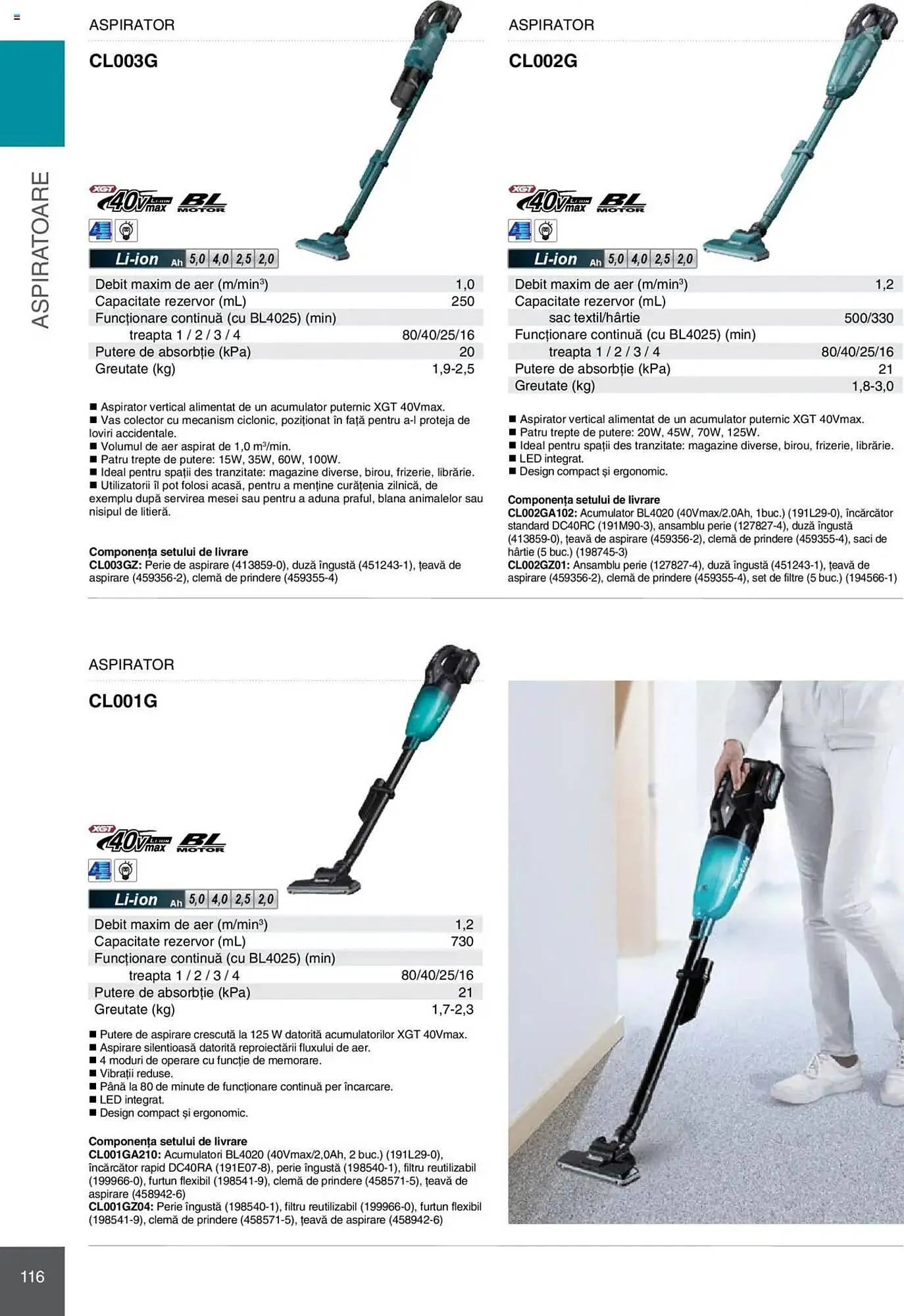 Catalog Catalog Makita de la 8 ianuarie până la 31 decembrie 2025 - Revista Pagina 116
